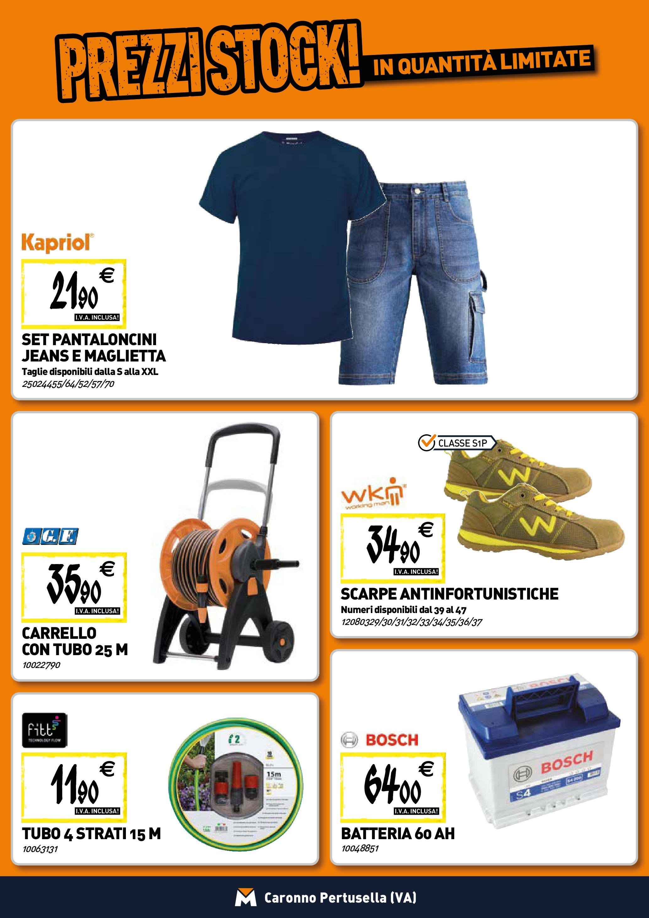 Nuovo TECNOMAT - Straordinari prezzi stock! dal 25/06/2025 > offerte anteprima 🛍️ | Pagina: 16 | Prodotti: Pantaloncini, Scarpe, Maglietta, Batteria