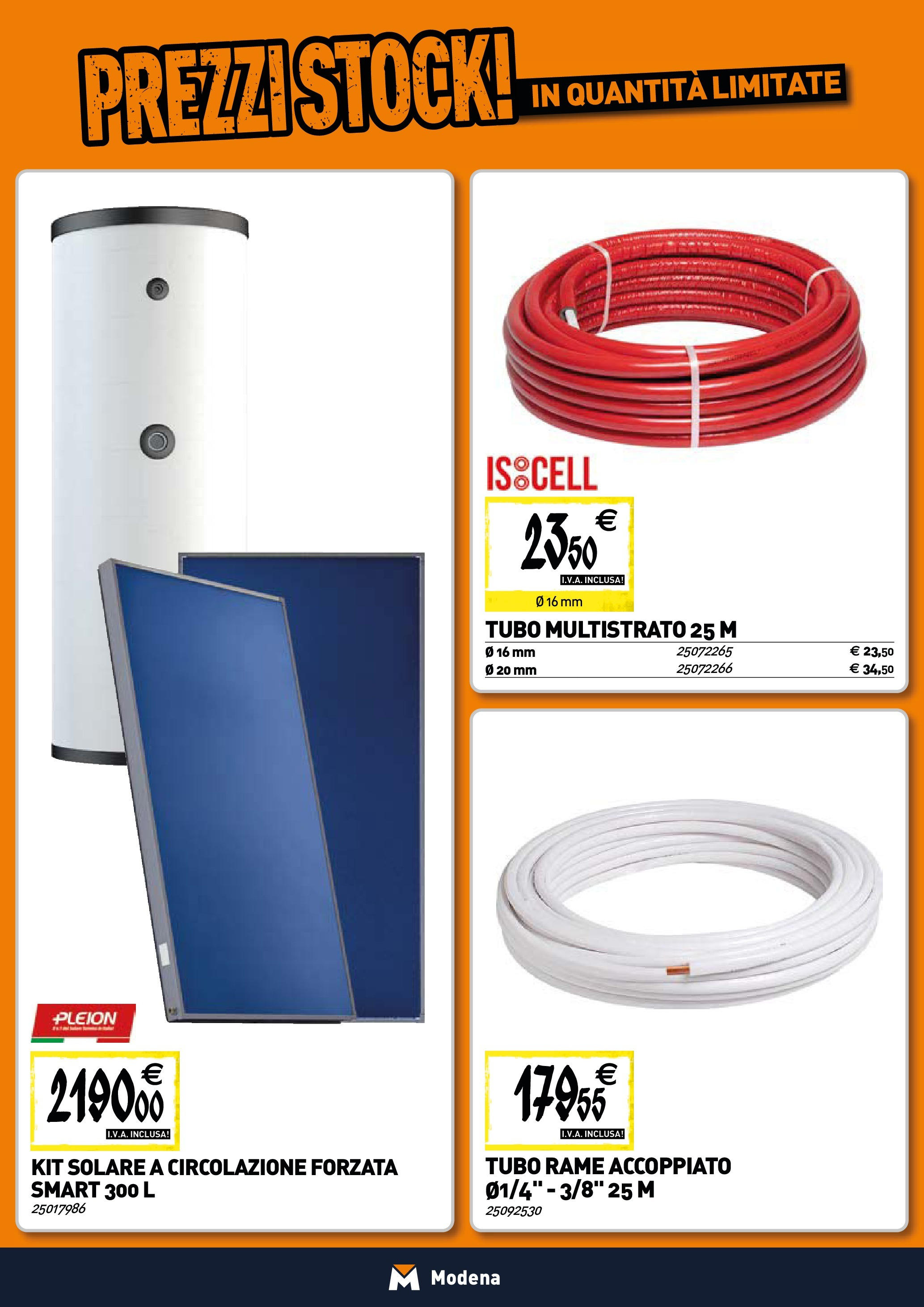 Nuovo TECNOMAT - Straordinari prezzi stock! dal 25/06/2025 > offerte anteprima 🛍️ | Pagina: 8 | Prodotti: Tubo