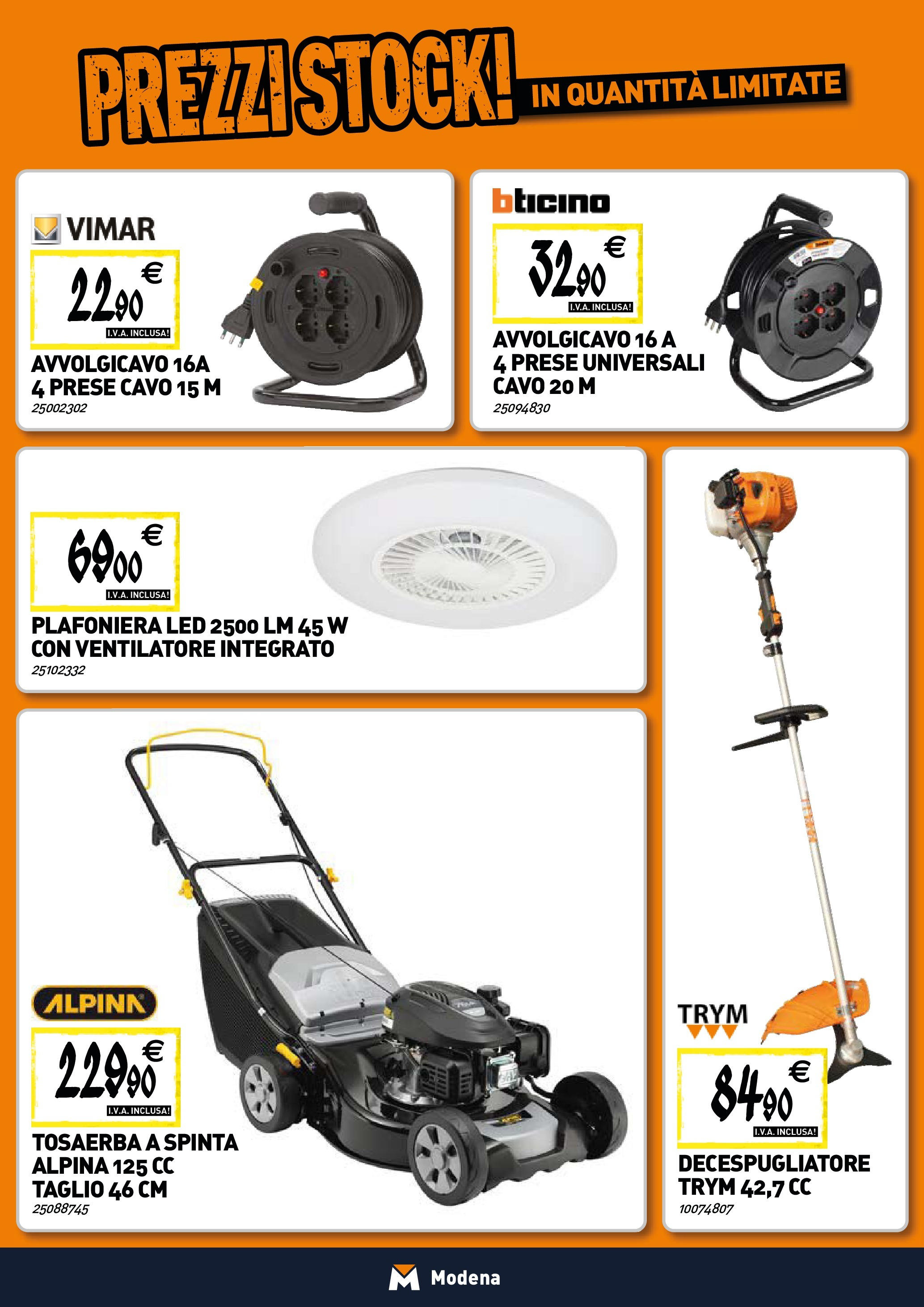 Nuovo TECNOMAT - Straordinari prezzi stock! dal 25/06/2025 > offerte anteprima 🛍️ | Pagina: 14 | Prodotti: Ventilatore, Decespugliatore, Cavo