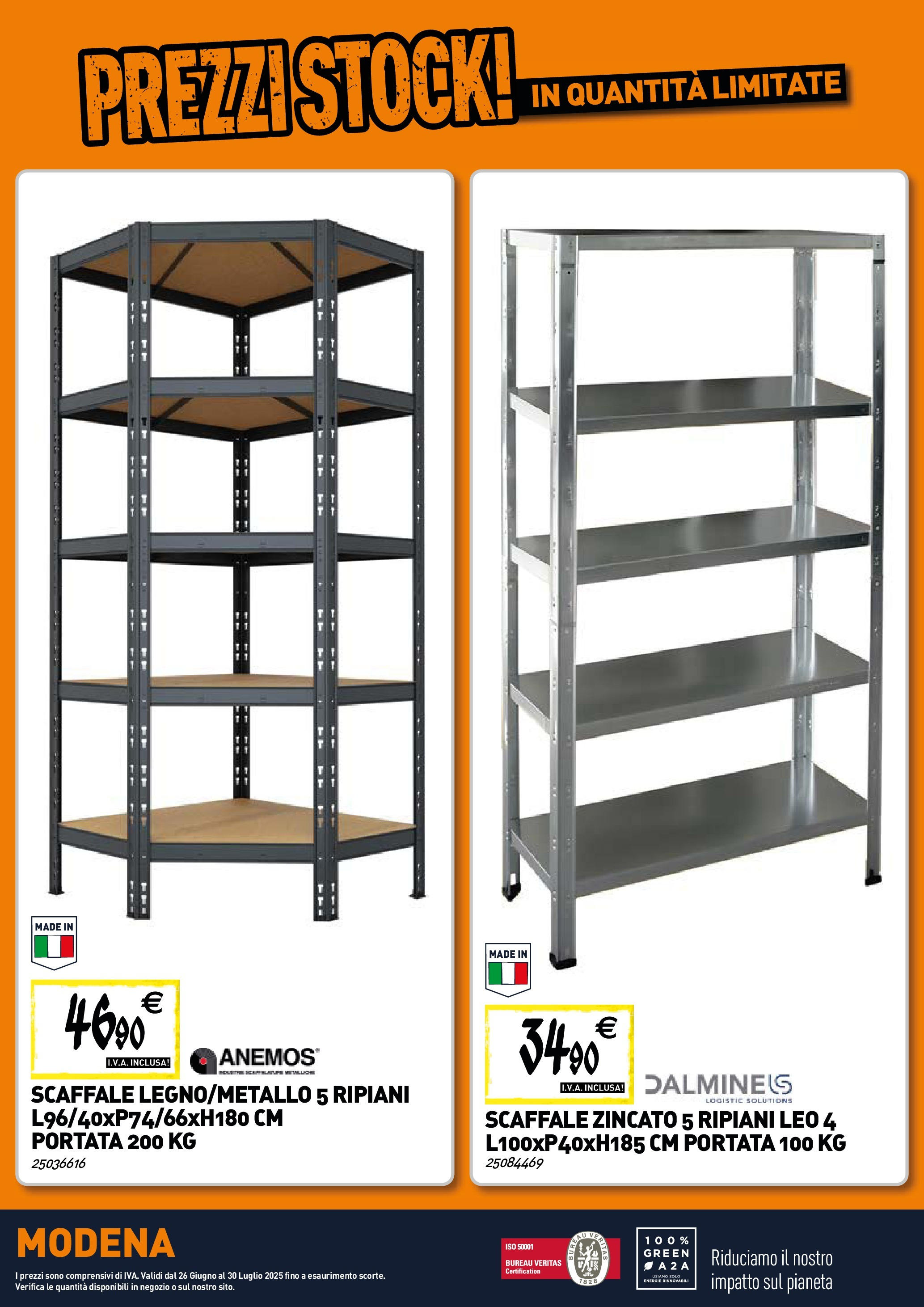 Nuovo TECNOMAT - Straordinari prezzi stock! dal 25/06/2025 > offerte anteprima 🛍️ | Pagina: 19 | Prodotti: Scaffale