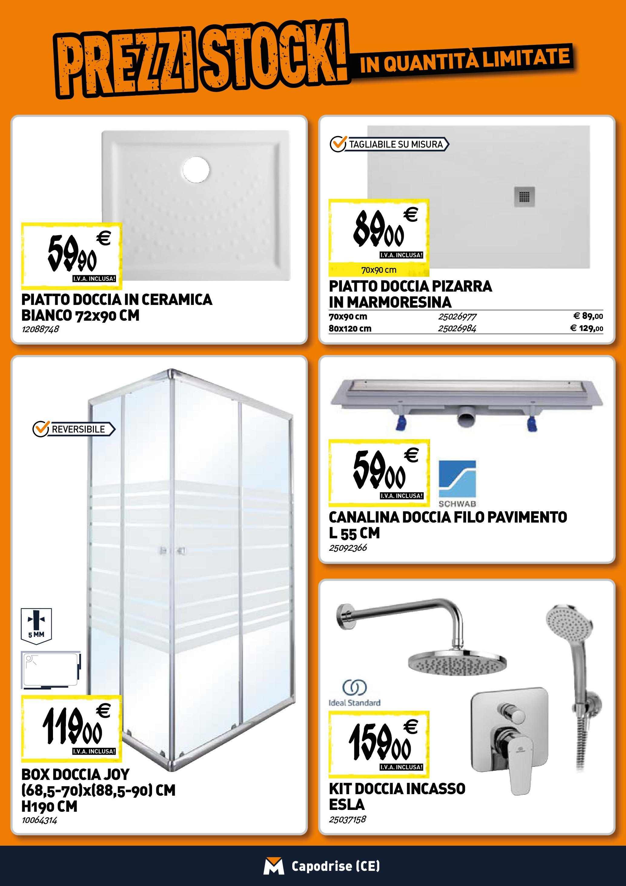TECNOMAT - Straordinari prezzi stock! dal 25/06/2025 anteprima > nuovo offerte!β³ | Pagina: 2 | Prodotti: Pavimento, Box doccia, Piatto, Doccia Nuovo TECNOMAT - Straordinari prezzi stock! dal 25/06/2025 > offerte anteprima ποΈ | Pagina: 2 | Prodotti: Pavimento, Box doccia, Piatto, Doccia