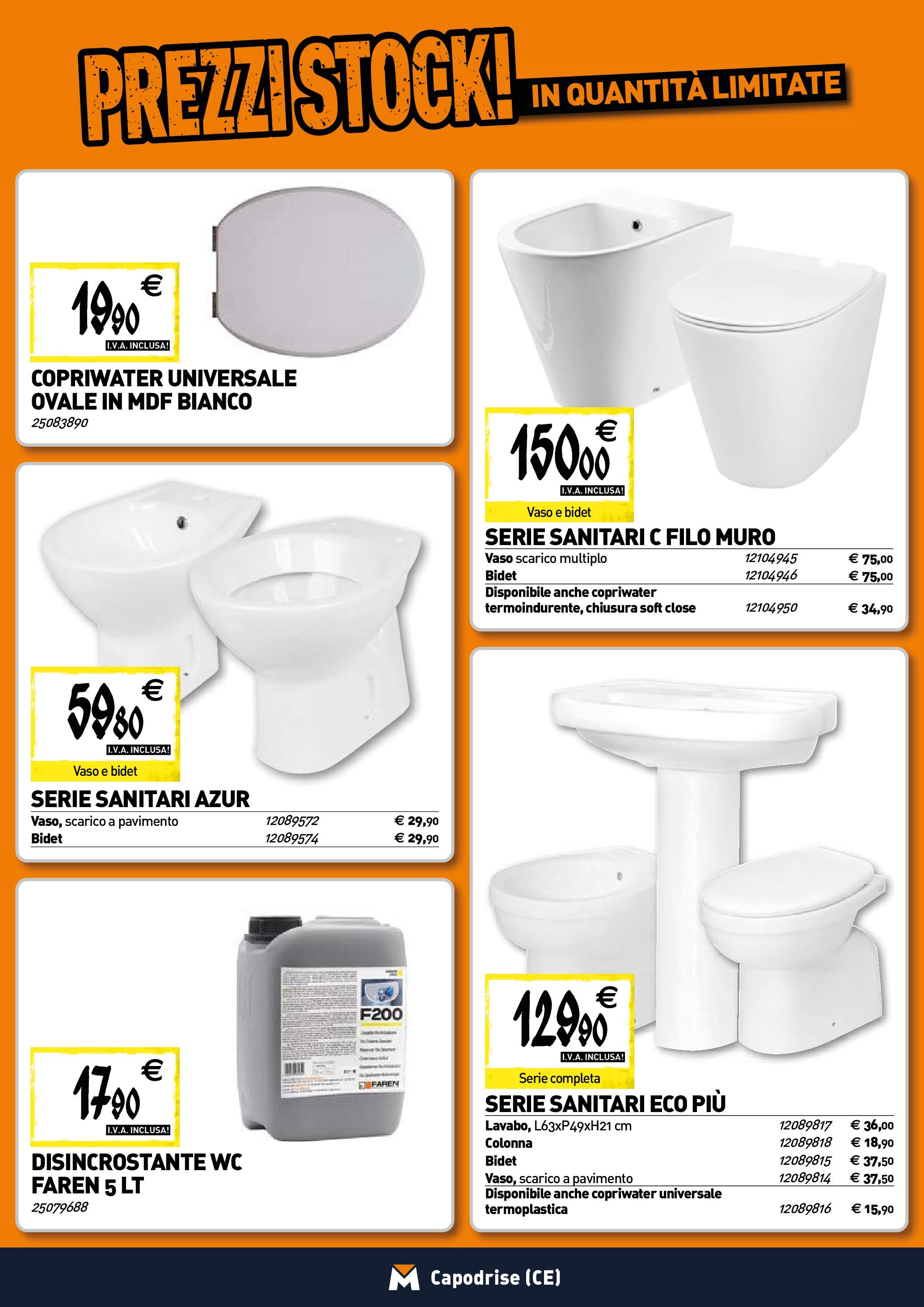 TECNOMAT - Straordinari prezzi stock! dal 25/06/2025 anteprima > nuovo offerte!β³ | Pagina: 3 | Prodotti: Pavimento, WC, Vaso Nuovo TECNOMAT - Straordinari prezzi stock! dal 25/06/2025 > offerte anteprima ποΈ | Pagina: 3 | Prodotti: Pavimento, WC, Vaso