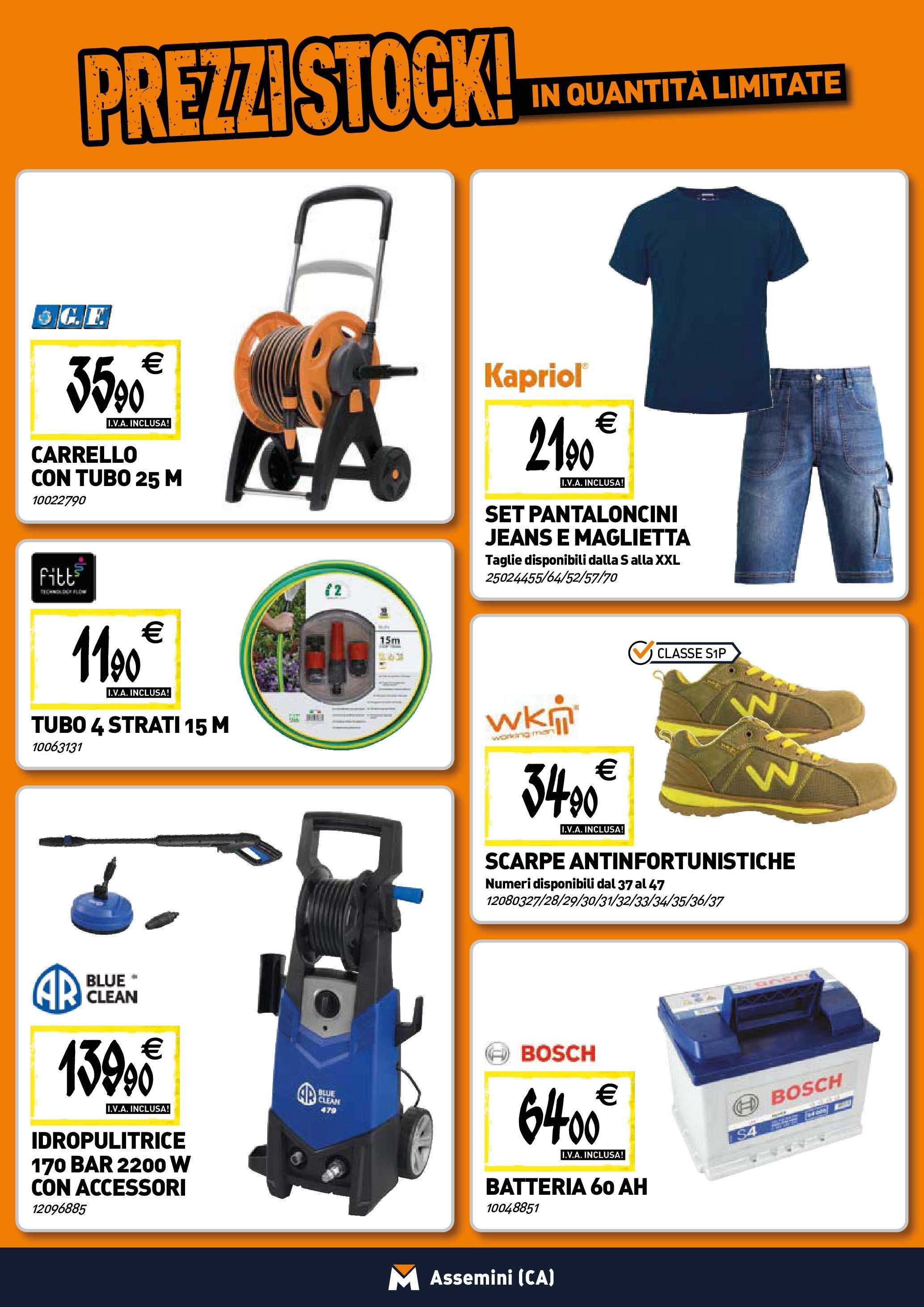 Nuovo TECNOMAT - Straordinari prezzi stock! dal 25/06/2025 > offerte anteprima 🛍️ | Pagina: 15 | Prodotti: Jeans, Maglietta, Idropulitrice, Batteria