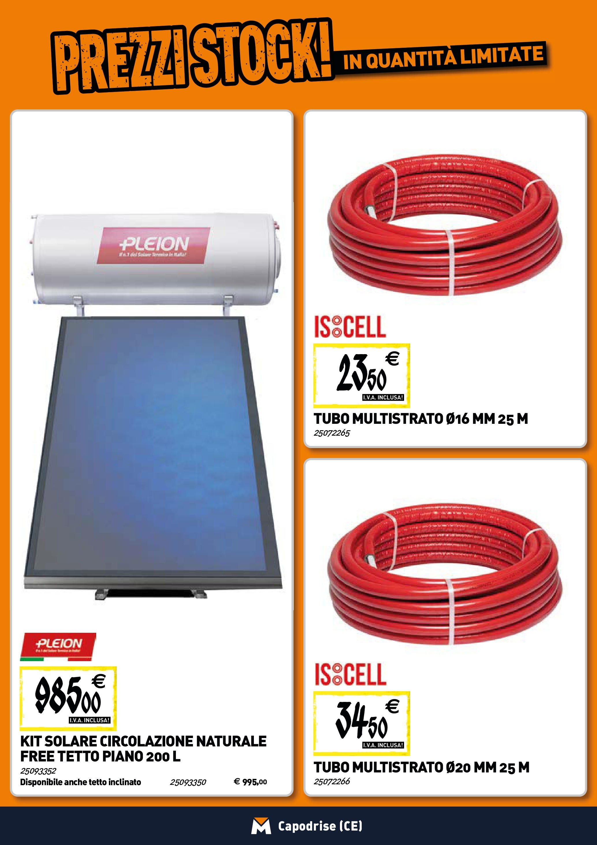 TECNOMAT - Straordinari prezzi stock! dal 25/06/2025 anteprima > nuovo offerte!β³ | Pagina: 8 | Prodotti: Tubo Nuovo TECNOMAT - Straordinari prezzi stock! dal 25/06/2025 > offerte anteprima ποΈ | Pagina: 8 | Prodotti: Tubo