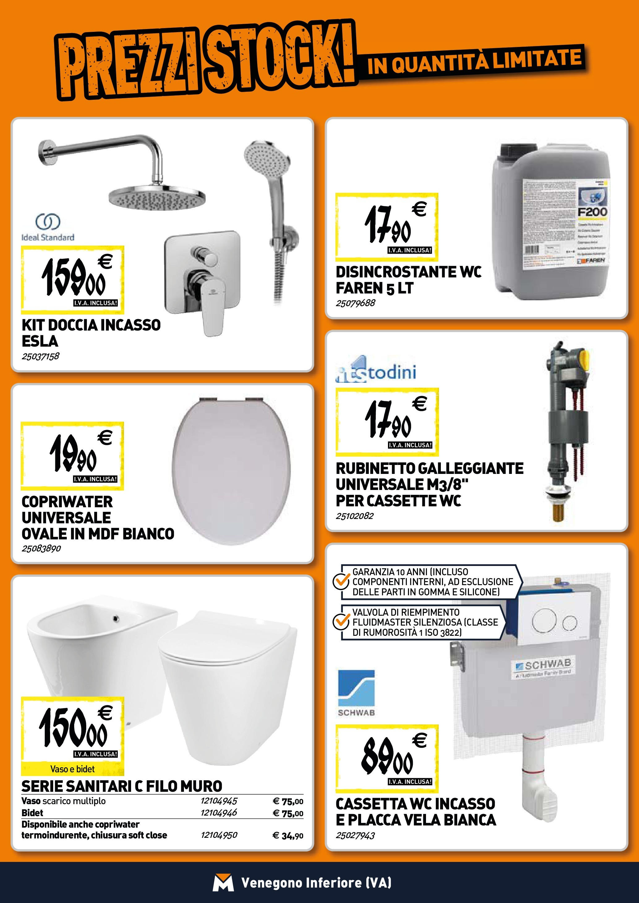TECNOMAT - Straordinari prezzi stock! dal 25/06/2025 anteprima > nuovo offerte!β³ | Pagina: 3 | Prodotti: Silicone, WC, Doccia, Vaso Nuovo TECNOMAT - Straordinari prezzi stock! dal 25/06/2025 > offerte anteprima ποΈ | Pagina: 3 | Prodotti: Silicone, WC, Doccia, Vaso