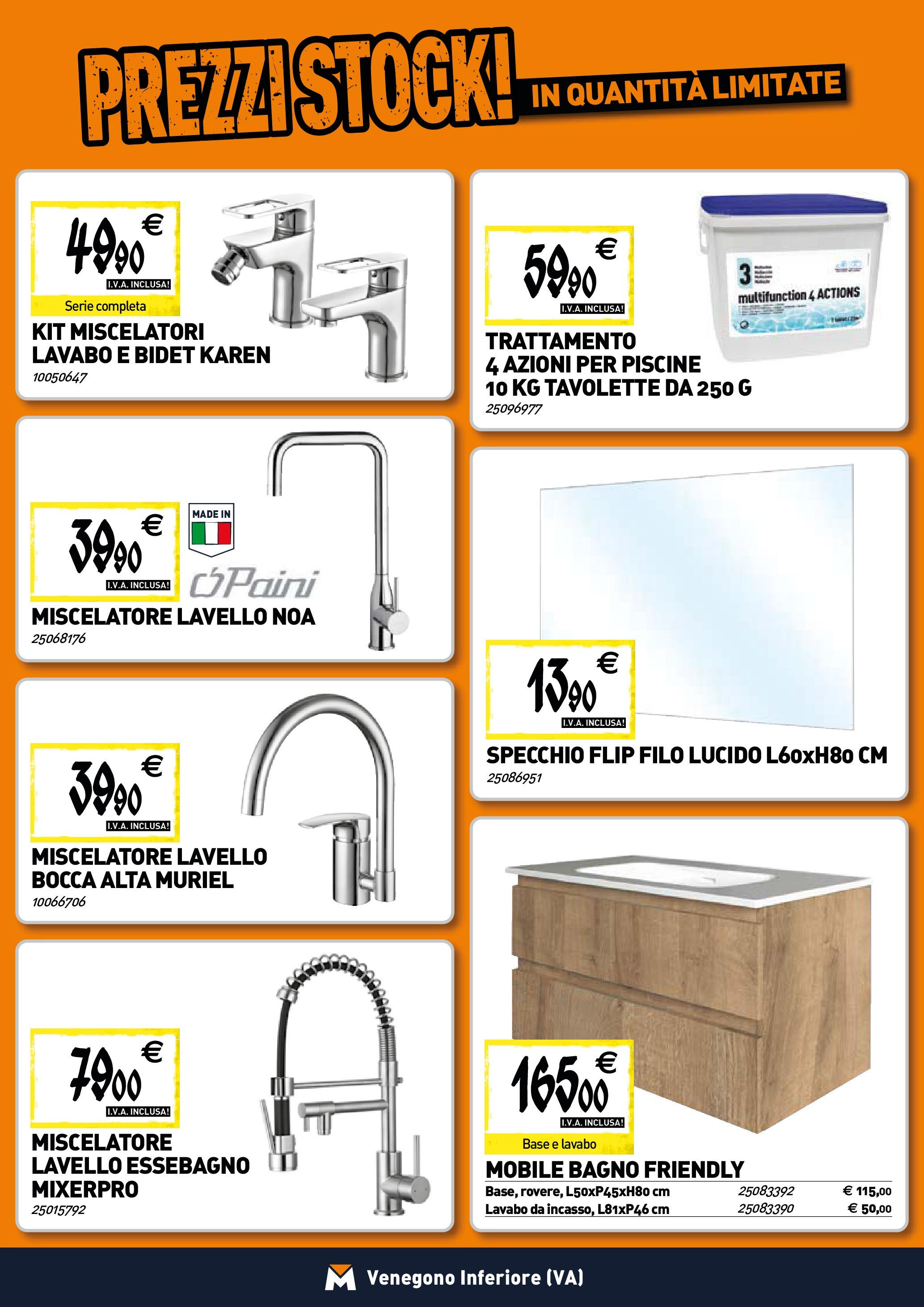 TECNOMAT - Straordinari prezzi stock! dal 25/06/2025 anteprima > nuovo offerte!β³ | Pagina: 4 | Prodotti: Mobile, Lavello, Miscelatore, Bagno Nuovo TECNOMAT - Straordinari prezzi stock! dal 25/06/2025 > offerte anteprima ποΈ | Pagina: 4 | Prodotti: Mobile, Lavello, Miscelatore, Bagno