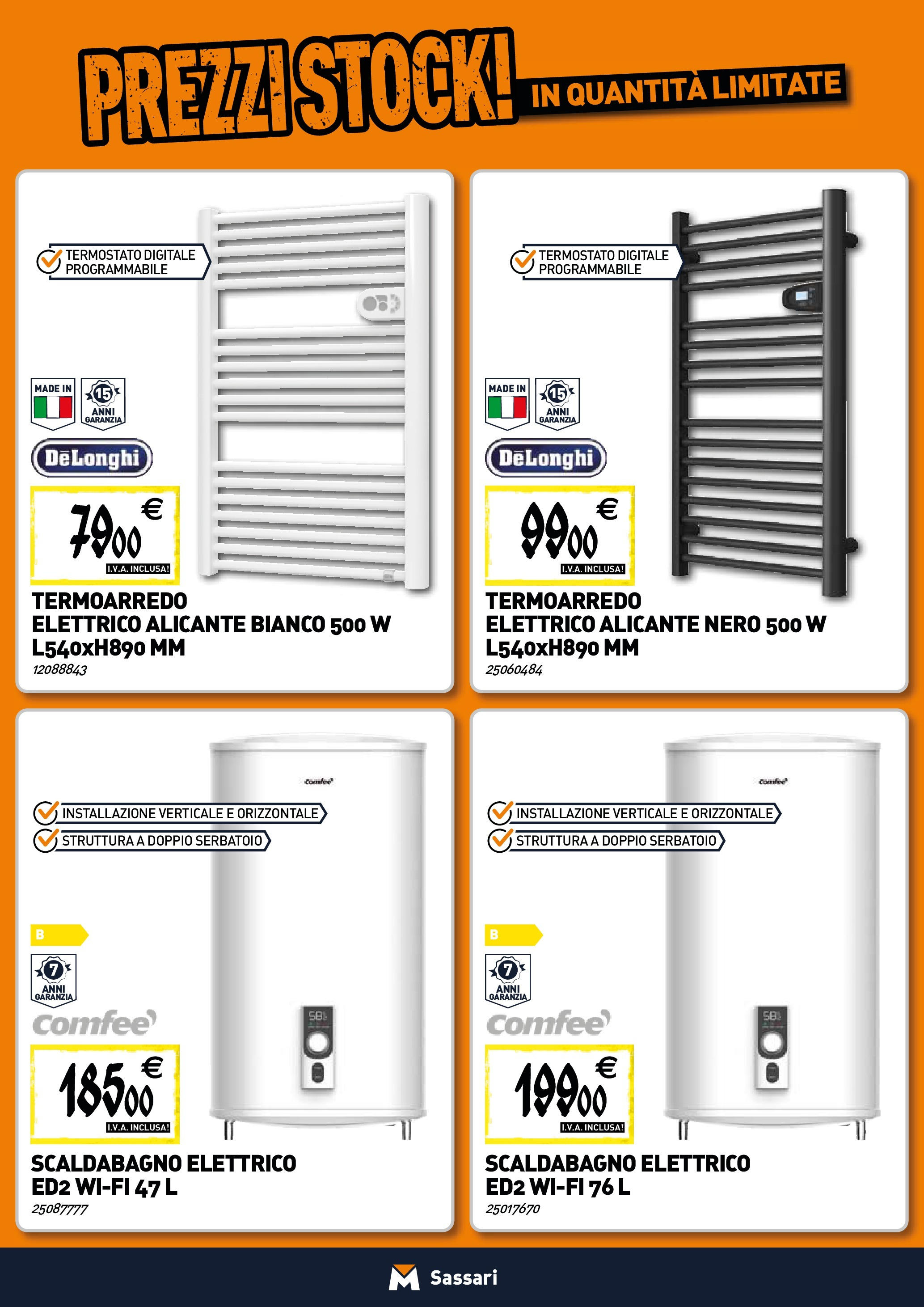 TECNOMAT - Straordinari prezzi stock! dal 25/06/2025 anteprima > nuovo offerte!β³ | Pagina: 7 | Prodotti: Scaldabagno Nuovo TECNOMAT - Straordinari prezzi stock! dal 25/06/2025 > offerte anteprima ποΈ | Pagina: 7 | Prodotti: Scaldabagno