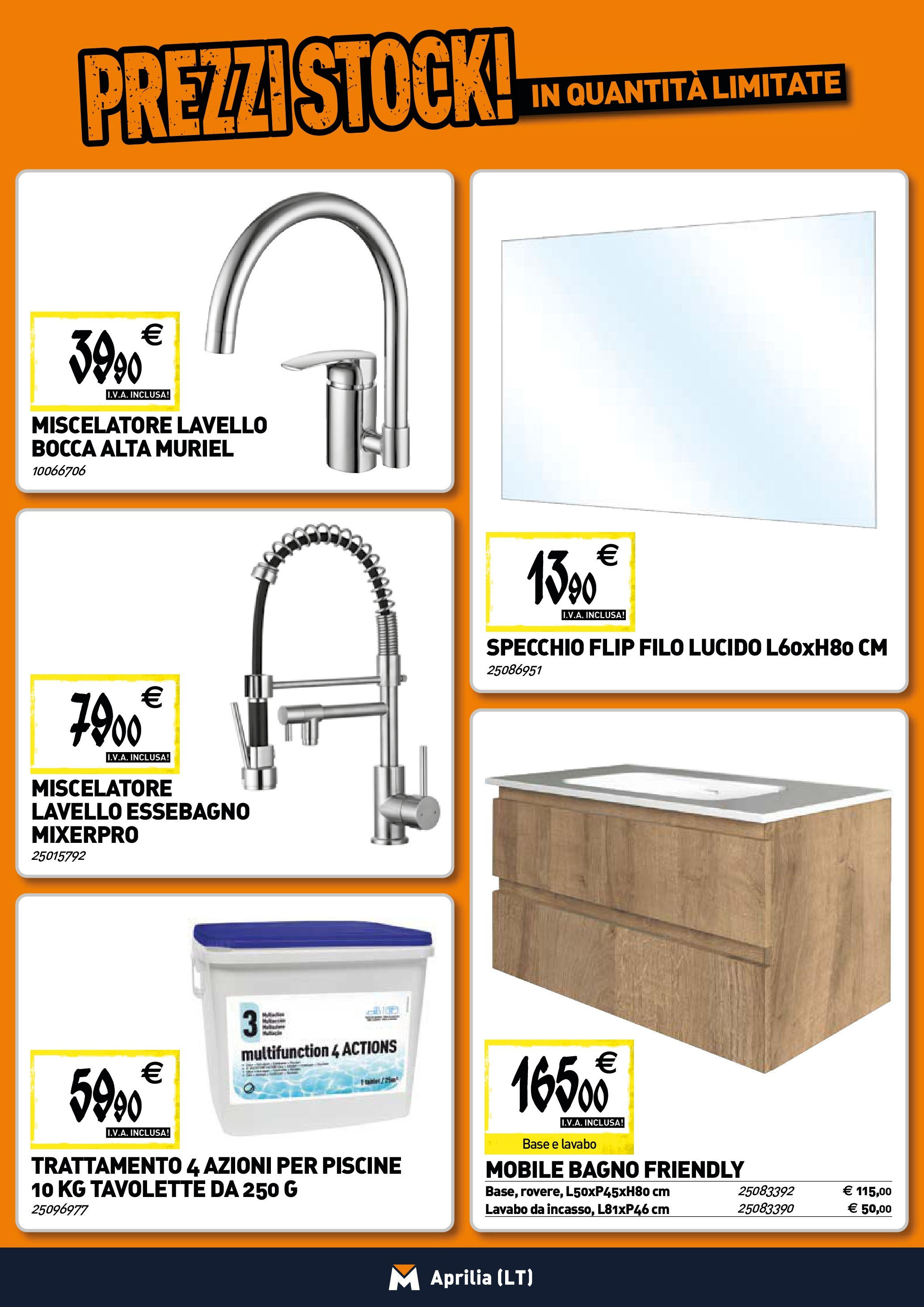 TECNOMAT - Straordinari prezzi stock! dal 25/06/2025 anteprima > nuovo offerte!β³ | Pagina: 5 | Prodotti: Mobile, Miscelatore, Bagno, Specchio Nuovo TECNOMAT - Straordinari prezzi stock! dal 25/06/2025 > offerte anteprima ποΈ | Pagina: 5 | Prodotti: Mobile, Miscelatore, Bagno, Specchio