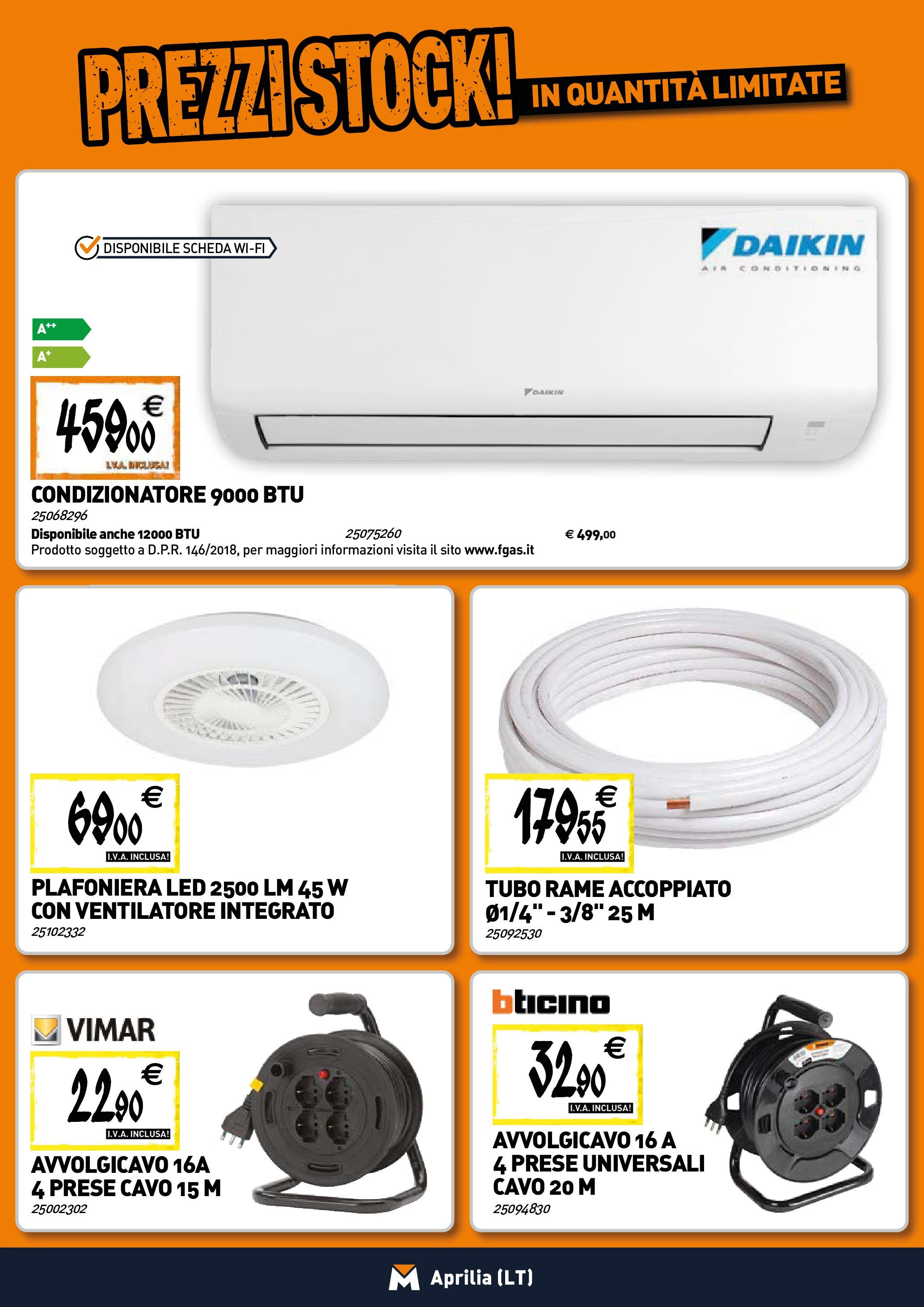 TECNOMAT - Straordinari prezzi stock! dal 25/06/2025 anteprima > nuovo offerte!β³ | Pagina: 14 | Prodotti: Ventilatore, Tubo, Cavo, Condizionatore Nuovo TECNOMAT - Straordinari prezzi stock! dal 25/06/2025 > offerte anteprima ποΈ | Pagina: 14 | Prodotti: Ventilatore, Tubo, Cavo, Condizionatore