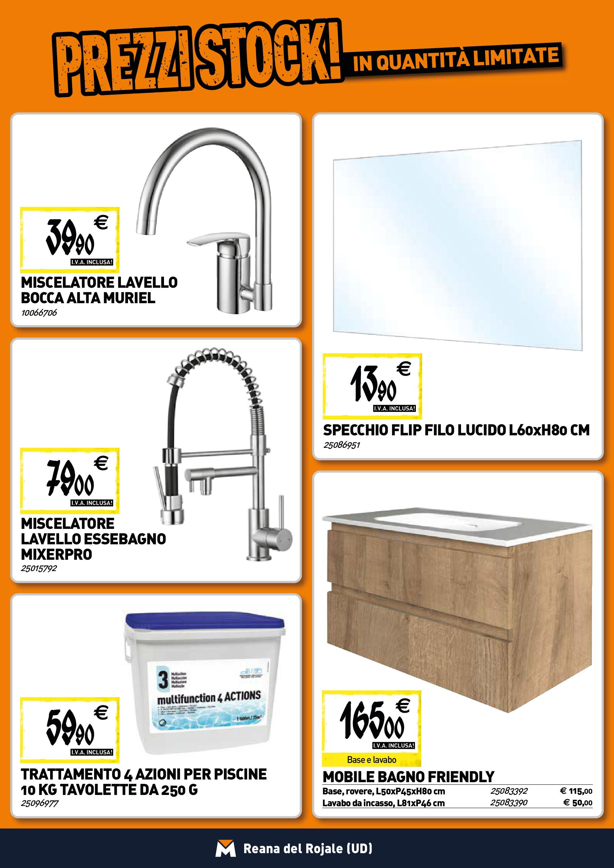 TECNOMAT - Straordinari prezzi stock! dal 25/06/2025 anteprima > nuovo offerte!β³ | Pagina: 5 | Prodotti: Mobile, Miscelatore, Bagno, Specchio Nuovo TECNOMAT - Straordinari prezzi stock! dal 25/06/2025 > offerte anteprima ποΈ | Pagina: 5 | Prodotti: Mobile, Miscelatore, Bagno, Specchio