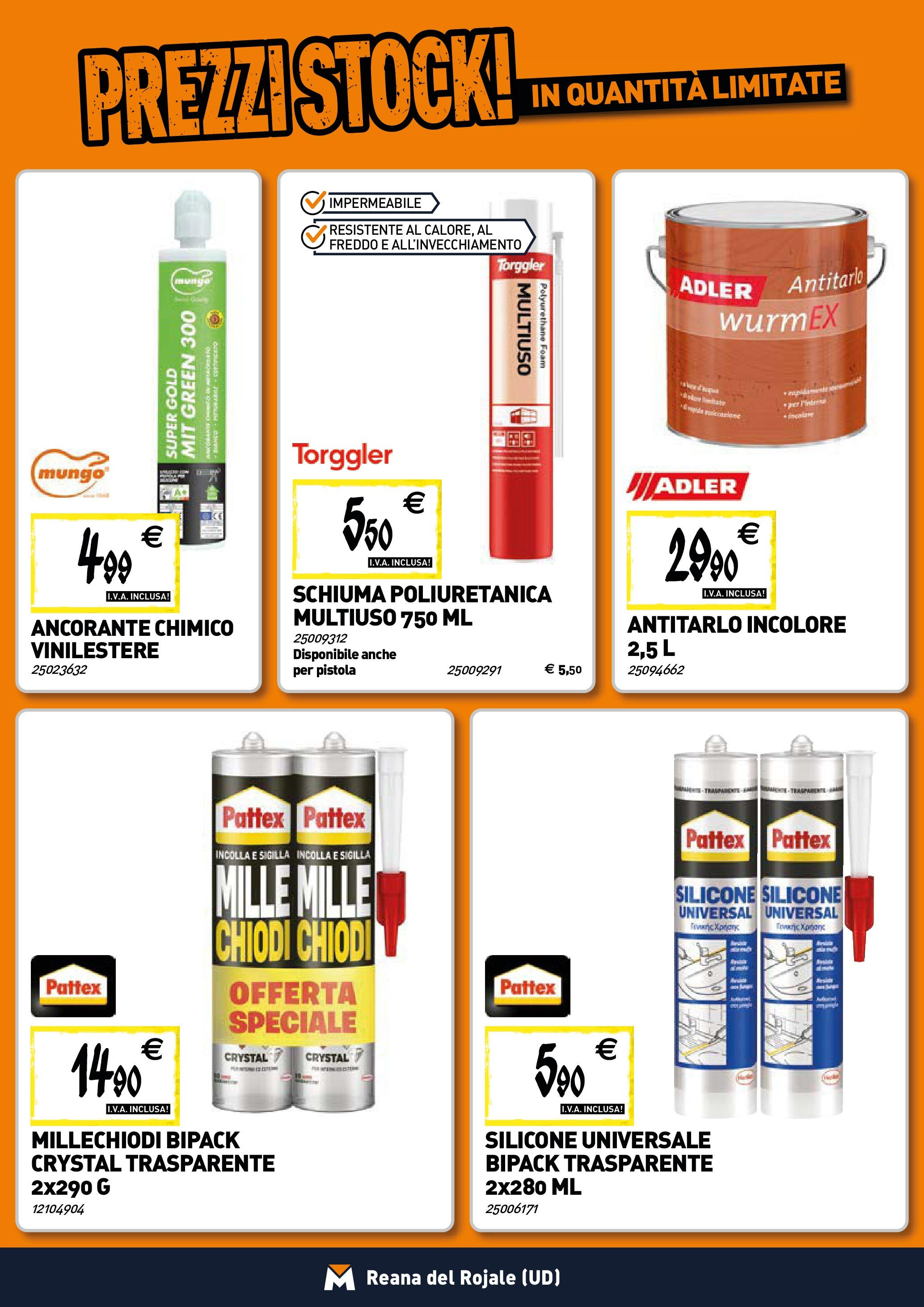 TECNOMAT - Straordinari prezzi stock! dal 25/06/2025 anteprima > nuovo offerte!β³ | Pagina: 13 | Prodotti: Chiodi, Silicone Nuovo TECNOMAT - Straordinari prezzi stock! dal 25/06/2025 > offerte anteprima ποΈ | Pagina: 13 | Prodotti: Chiodi, Silicone