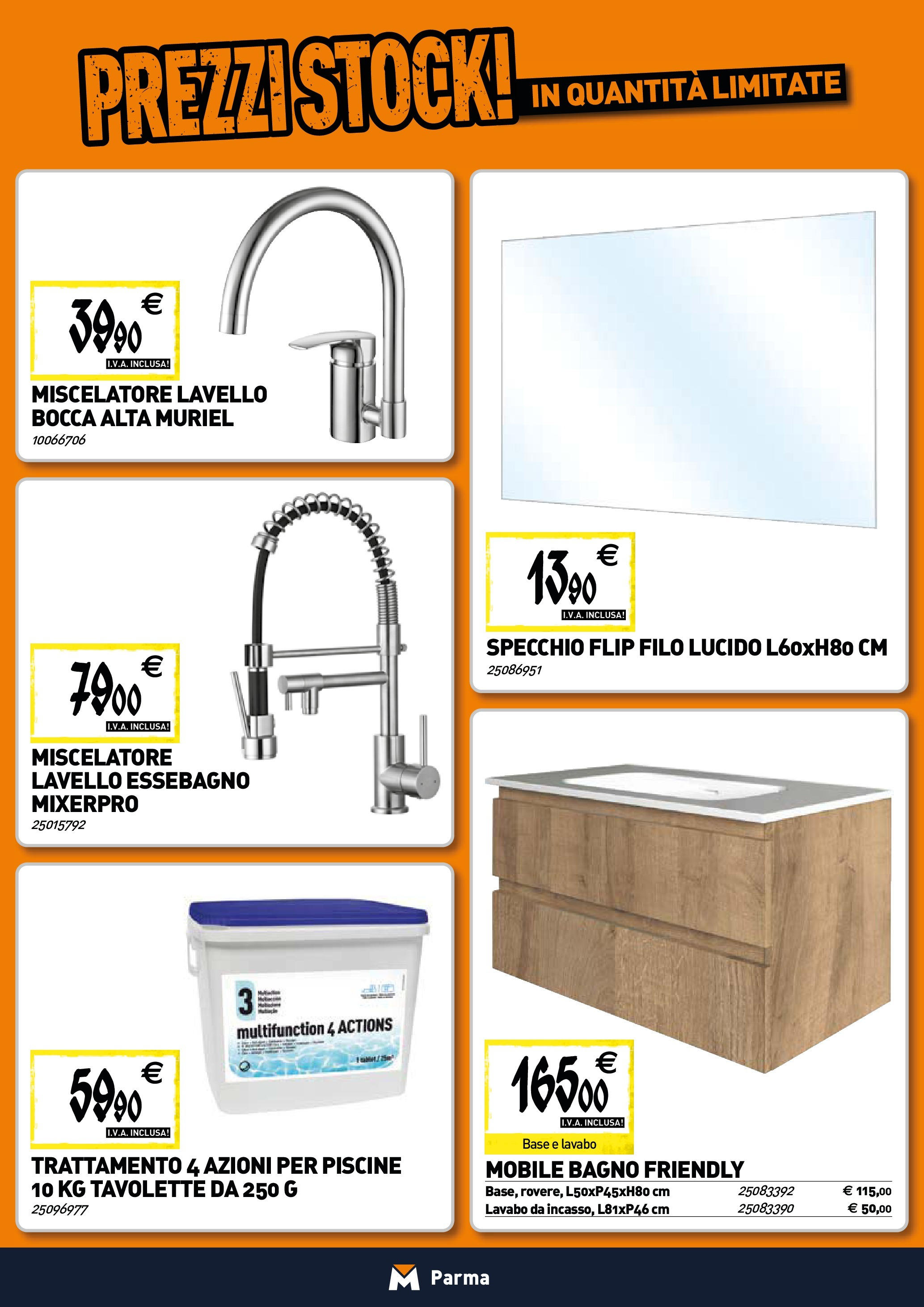 TECNOMAT Parma catalogo dal 25/06/2025 anteprima > nuovo offerte!β³ | Pagina: 5 | Prodotti: Mobile, Lavello, Miscelatore, Specchio Nuovo TECNOMAT Parma catalogo dal 25/06/2025 > offerte anteprima ποΈ | Pagina: 5 | Prodotti: Mobile, Lavello, Miscelatore, Specchio