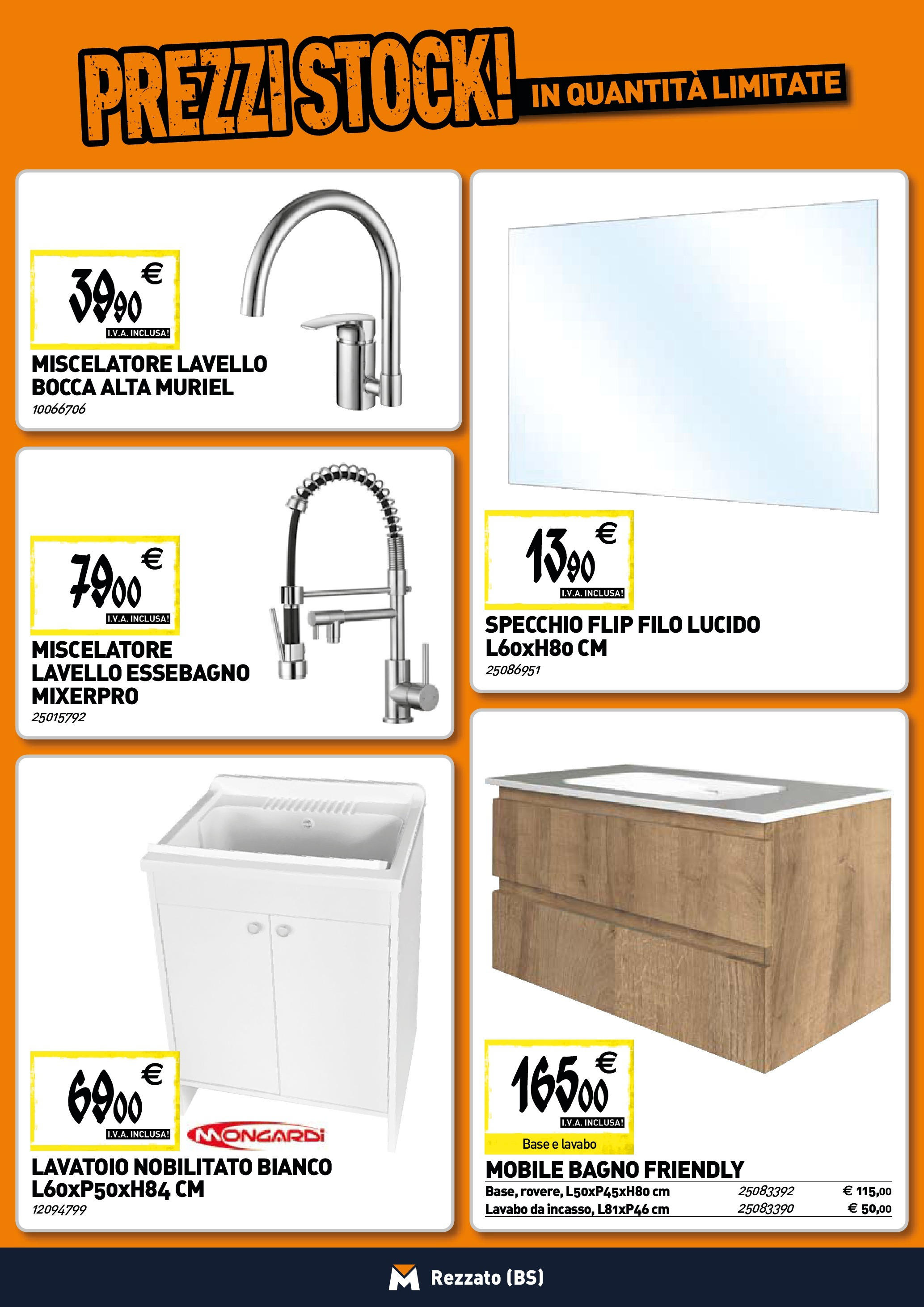 TECNOMAT - Straordinari prezzi stock! dal 25/06/2025 anteprima > nuovo offerte!β³ | Pagina: 5 | Prodotti: Mobile, Miscelatore, Bagno, Specchio Nuovo TECNOMAT - Straordinari prezzi stock! dal 25/06/2025 > offerte anteprima ποΈ | Pagina: 5 | Prodotti: Mobile, Miscelatore, Bagno, Specchio
