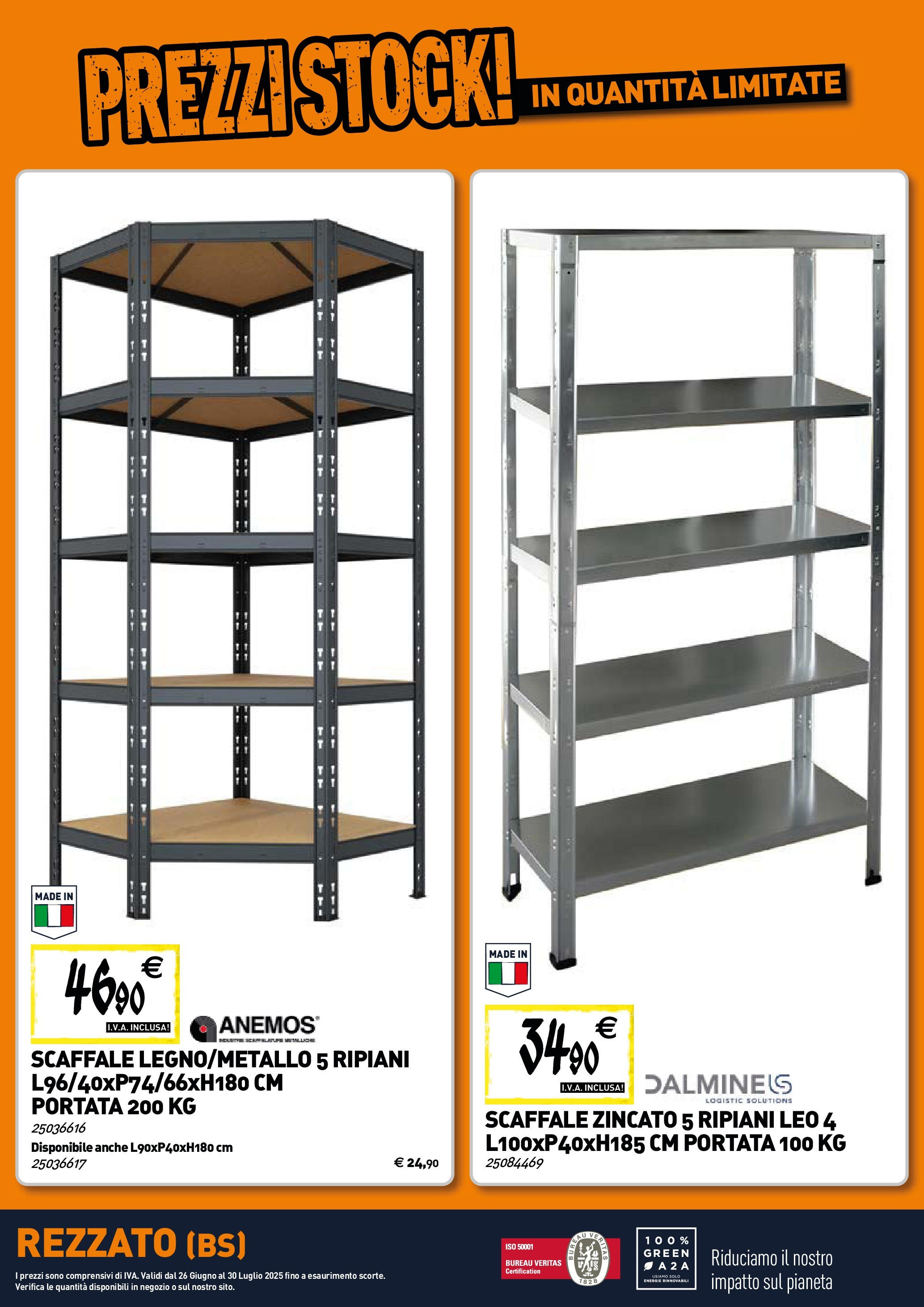 TECNOMAT - Straordinari prezzi stock! dal 25/06/2025 anteprima > nuovo offerte!β³ | Pagina: 21 | Prodotti: Scaffale Nuovo TECNOMAT - Straordinari prezzi stock! dal 25/06/2025 > offerte anteprima ποΈ | Pagina: 21 | Prodotti: Scaffale