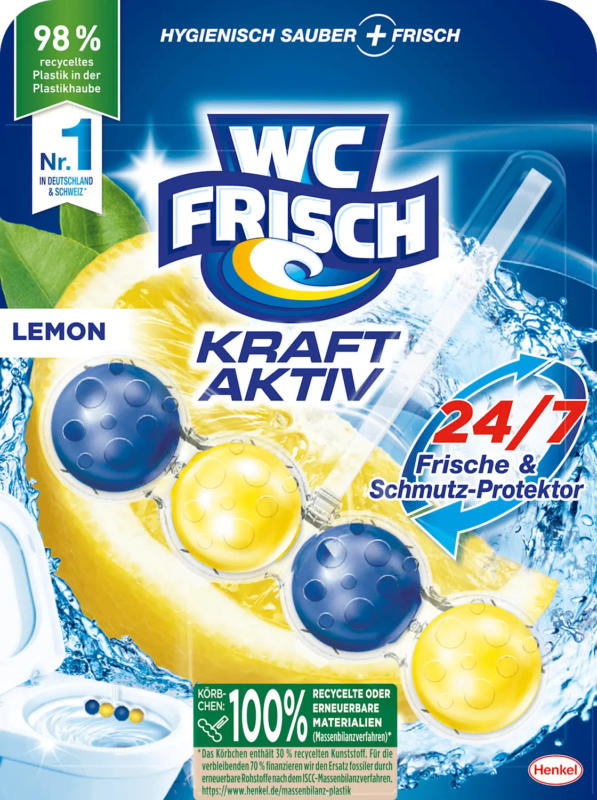 WC-Frisch WC-Stein Kraft Aktiv Lemon