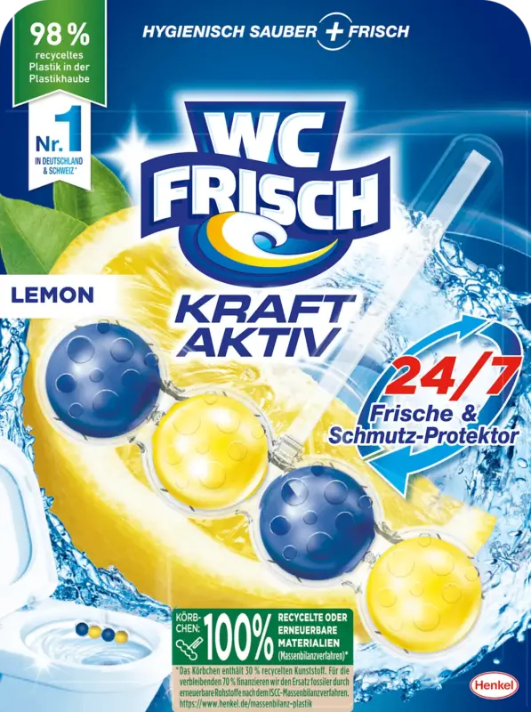 WC-Frisch WC-Stein Kraft Aktiv Lemon