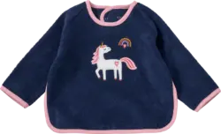 ALANA Lätzchen mit Ärmel & Einhorn-Motiv, blau