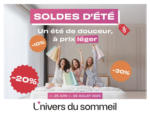 L'univers du sommeil SOLDES D'ETE - au 22.07.2025