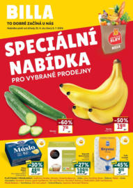 Billa Speciální nabídka: vybrané prodejny