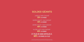 SOLDES GÉANTS