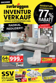 Zurbrüggen: Großer Inventurverkauf