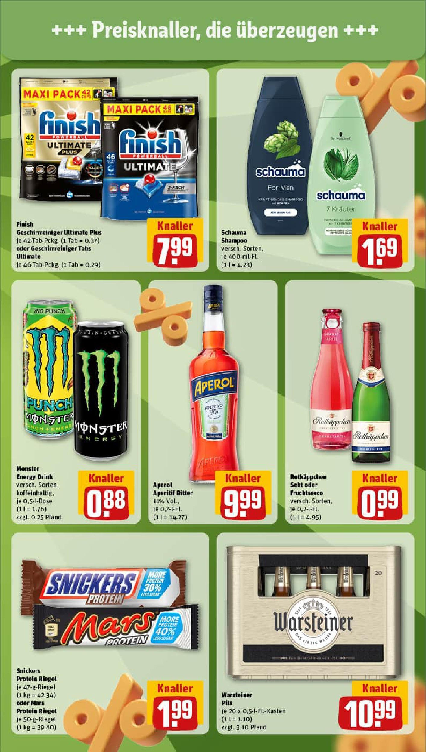 REWE Prospekt ab 29.06.2025 zum Blättern » Angebote | Seite: 7 | Produkte: Schauma shampoo, Shampoo, Mars, Aperol