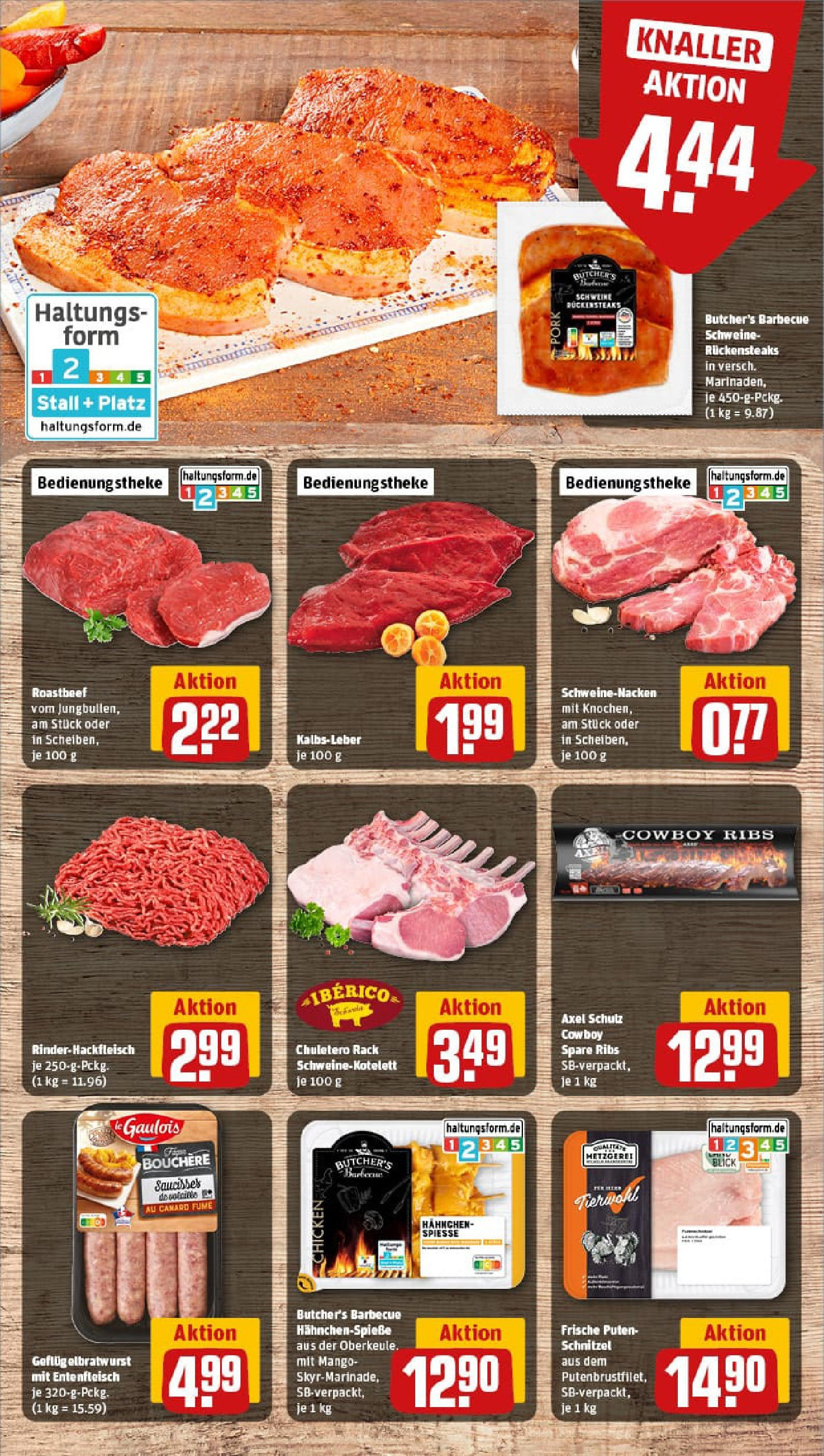 REWE Prospekt ab 29.06.2025 zum Blättern » Angebote | Seite: 10 | Produkte: Spare ribs, Schweinenacken, Spieße, Schnitzel