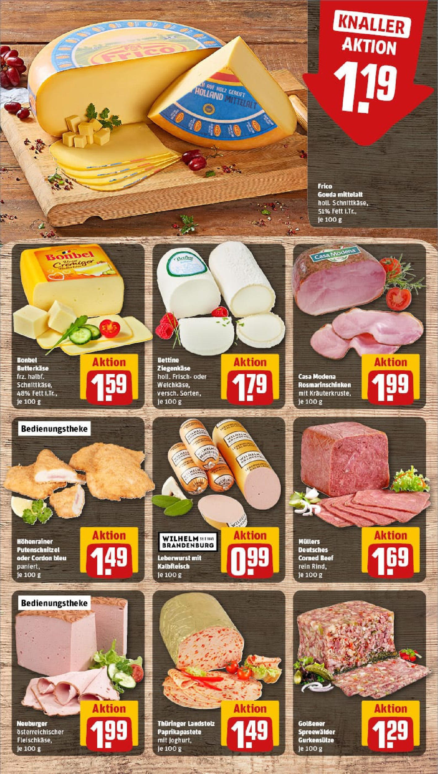 REWE Prospekt ab 29.06.2025 zum Blättern » Angebote | Seite: 11 | Produkte: Gouda, Ziegenkäse, Putenschnitzel