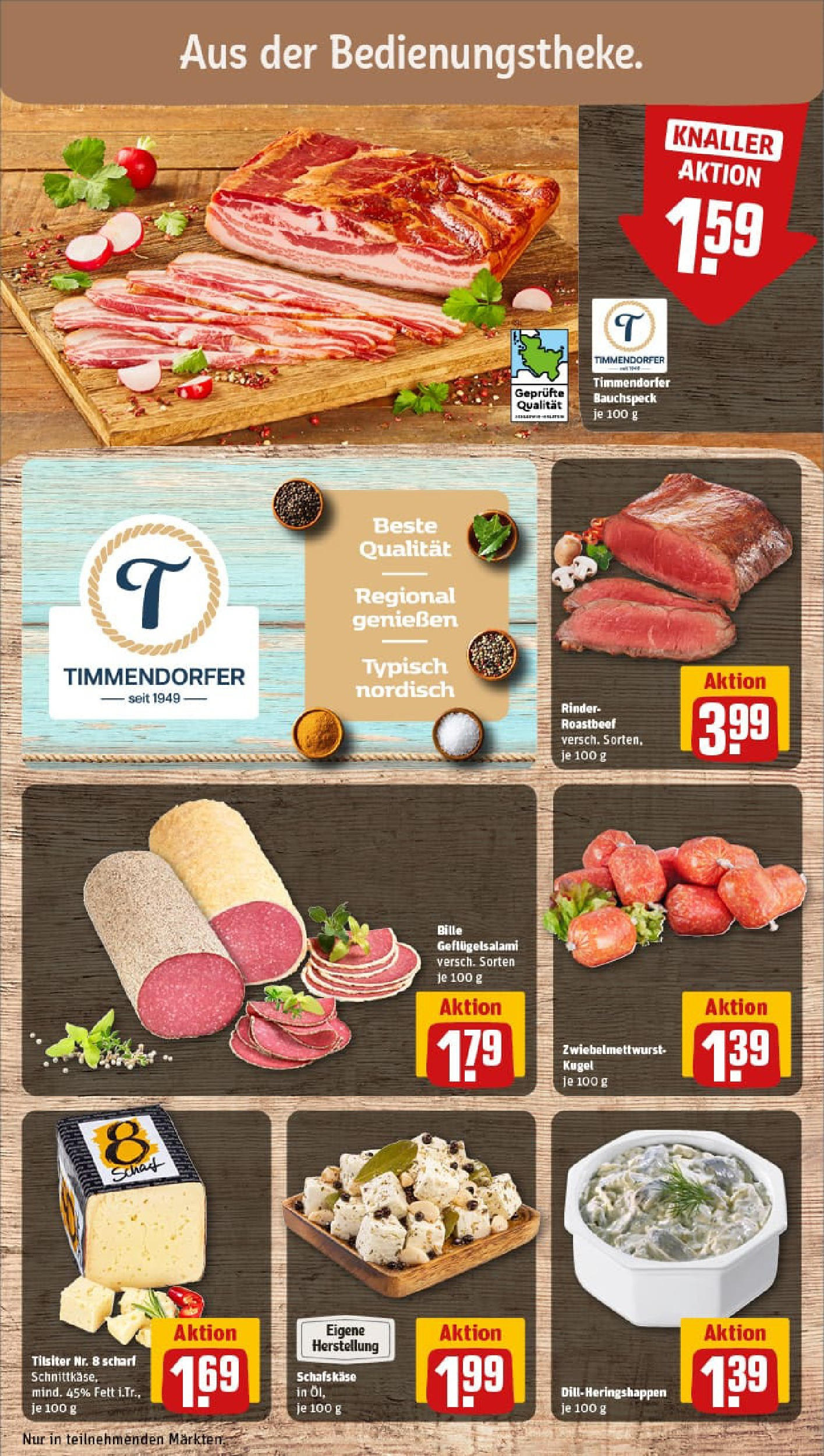 REWE Prospekt ab 29.06.2025 zum Blättern » Angebote | Seite: 13 | Produkte: Öl, Roastbeef, Salami, Schafskase