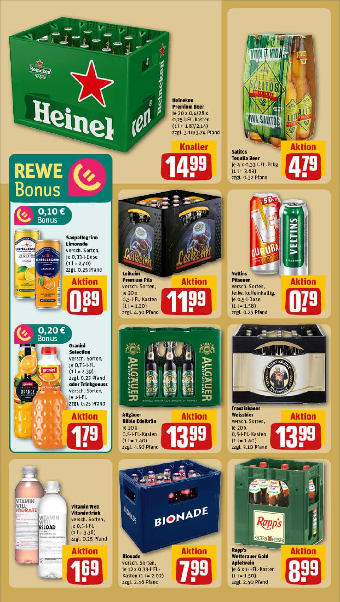 REWE Prospekt ab 29.06.2025 zum Blättern » Angebote | Seite: 18 | Produkte: Limonade, Apple, Granini, Veltins