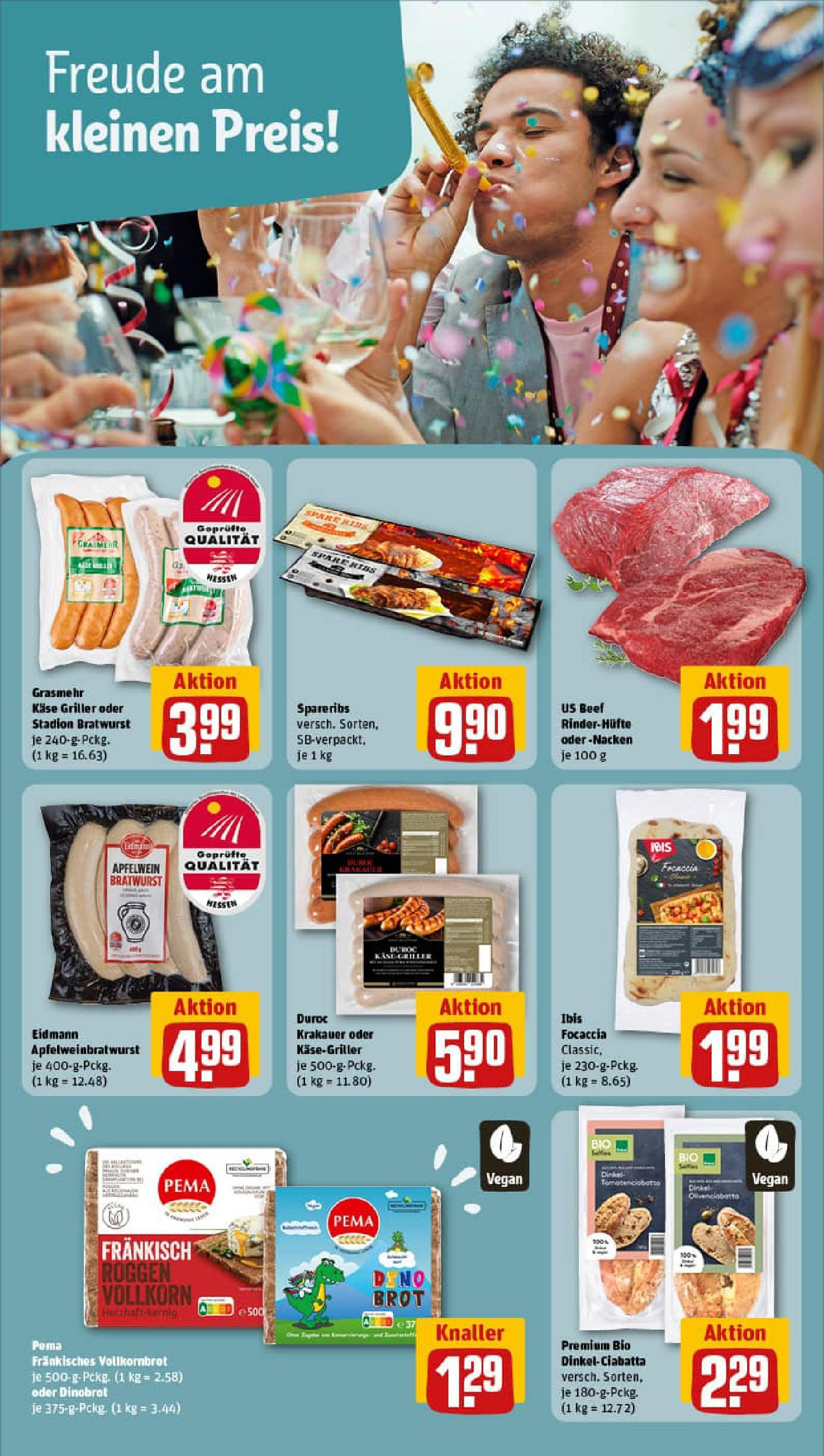 REWE Prospekt ab 29.06.2025 zum Blättern » Angebote | Seite: 21 | Produkte: Käse, Bratwurst, Brot, Griller
