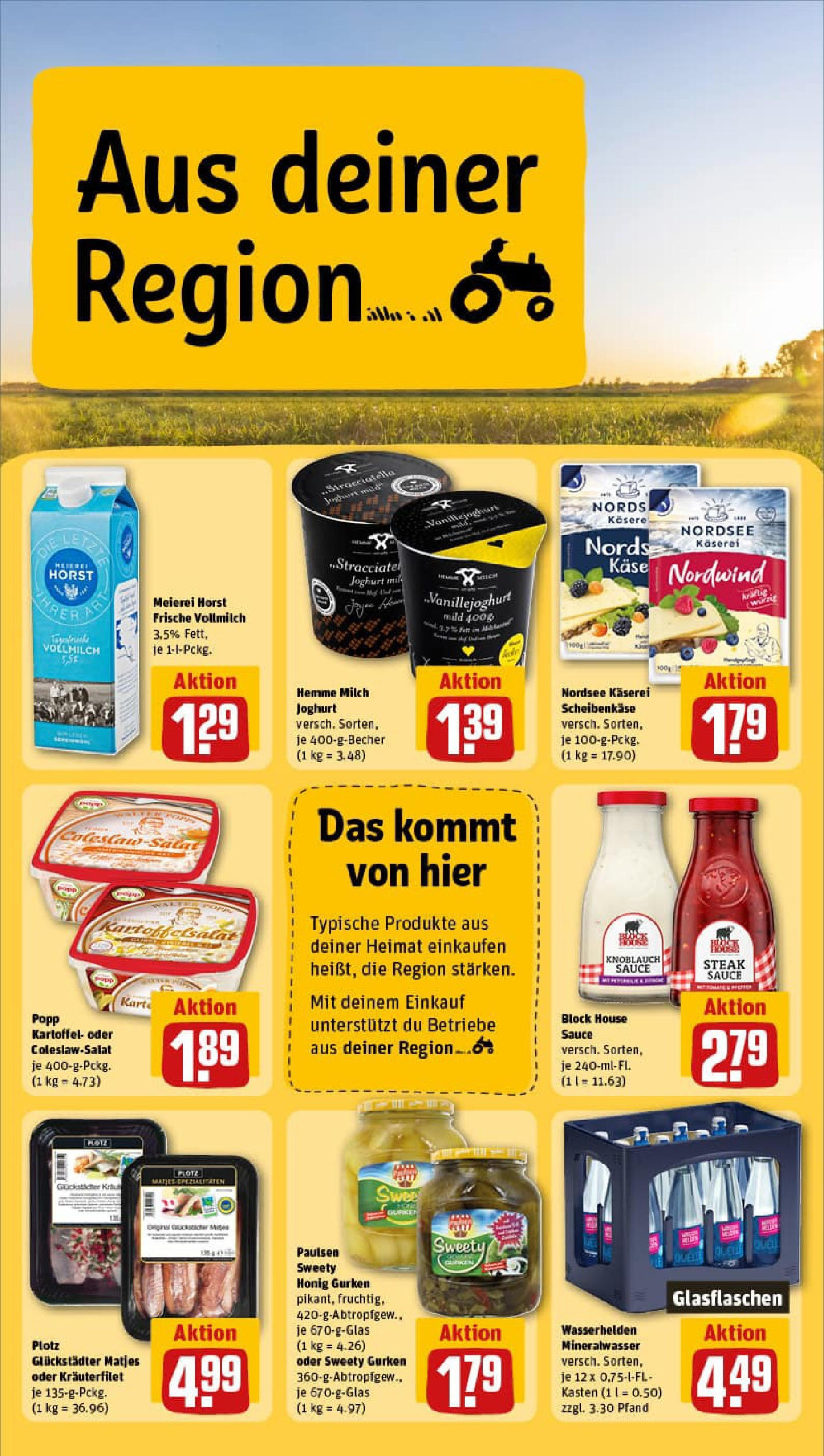 REWE Prospekt ab 29.06.2025 zum Blättern » Angebote | Seite: 24 | Produkte: Milch, Käse, Joghurt, Knoblauch