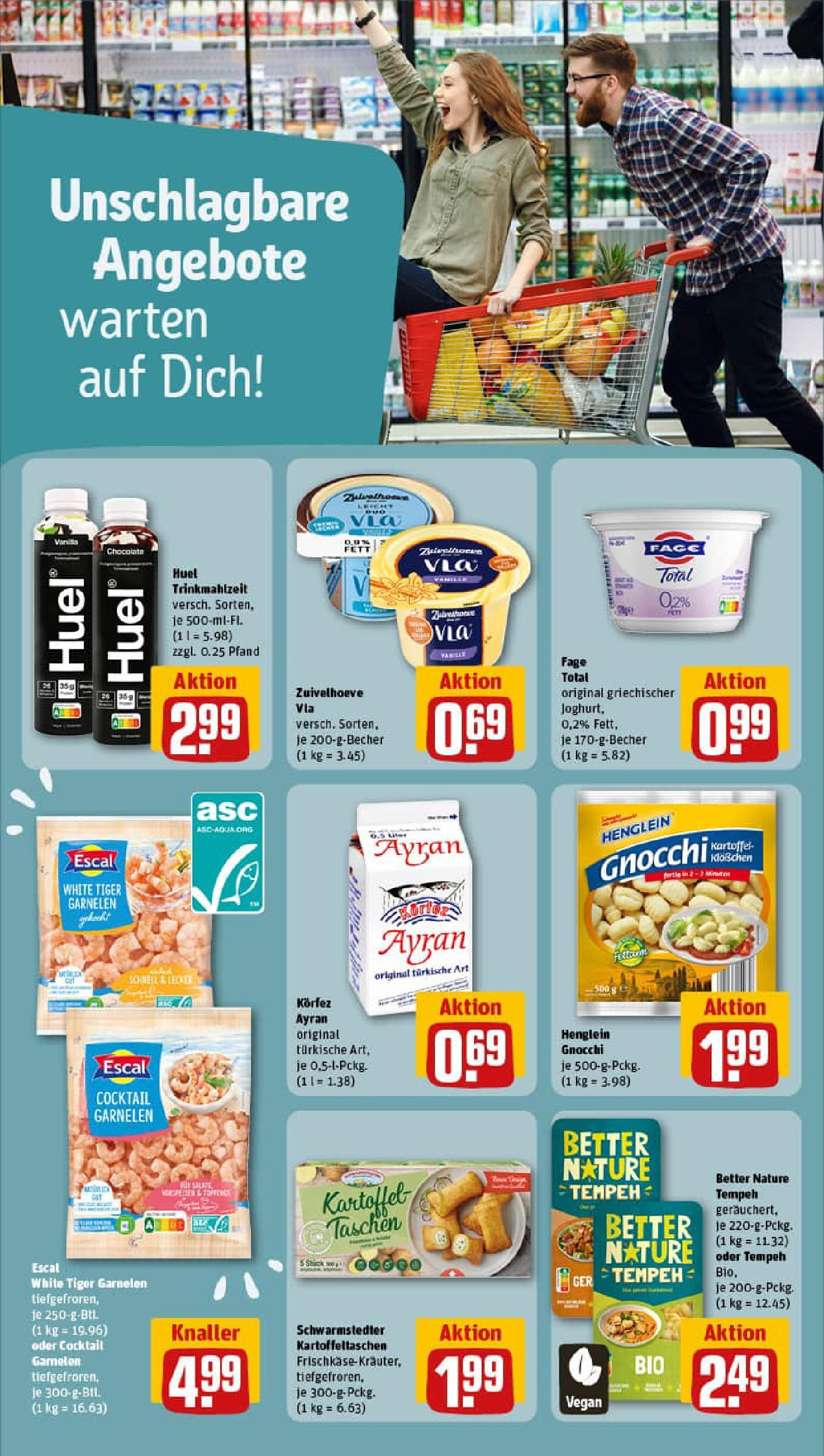 REWE Prospekt ab 29.06.2025 zum Blättern » Angebote | Seite: 22 | Produkte: Garnelen, Tiger garnelen, Frischkase