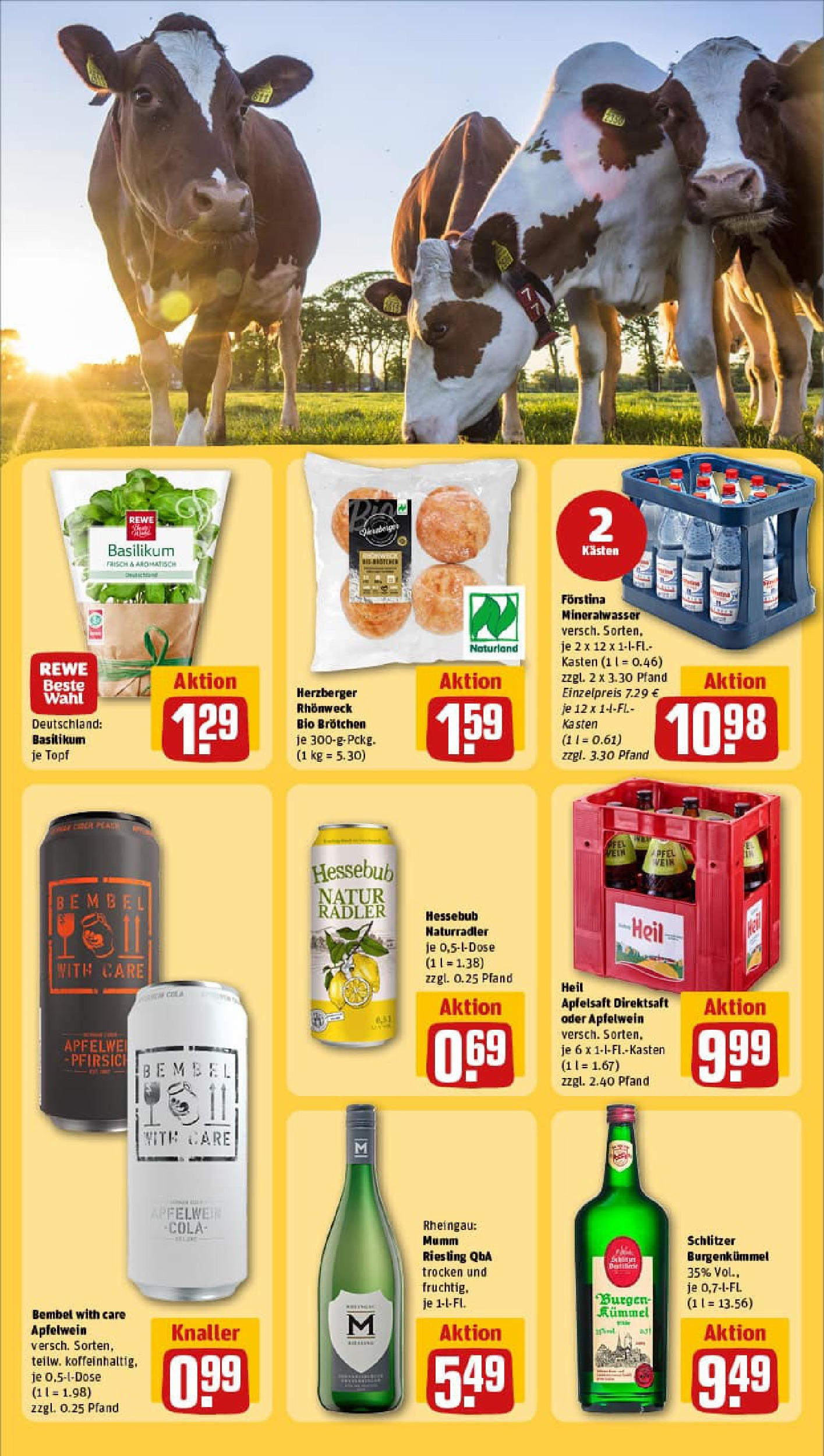 REWE Prospekt ab 29.06.2025 zum Blättern » Angebote | Seite: 27 | Produkte: Cola, Apfelsaft, Mineralwasser, Apple