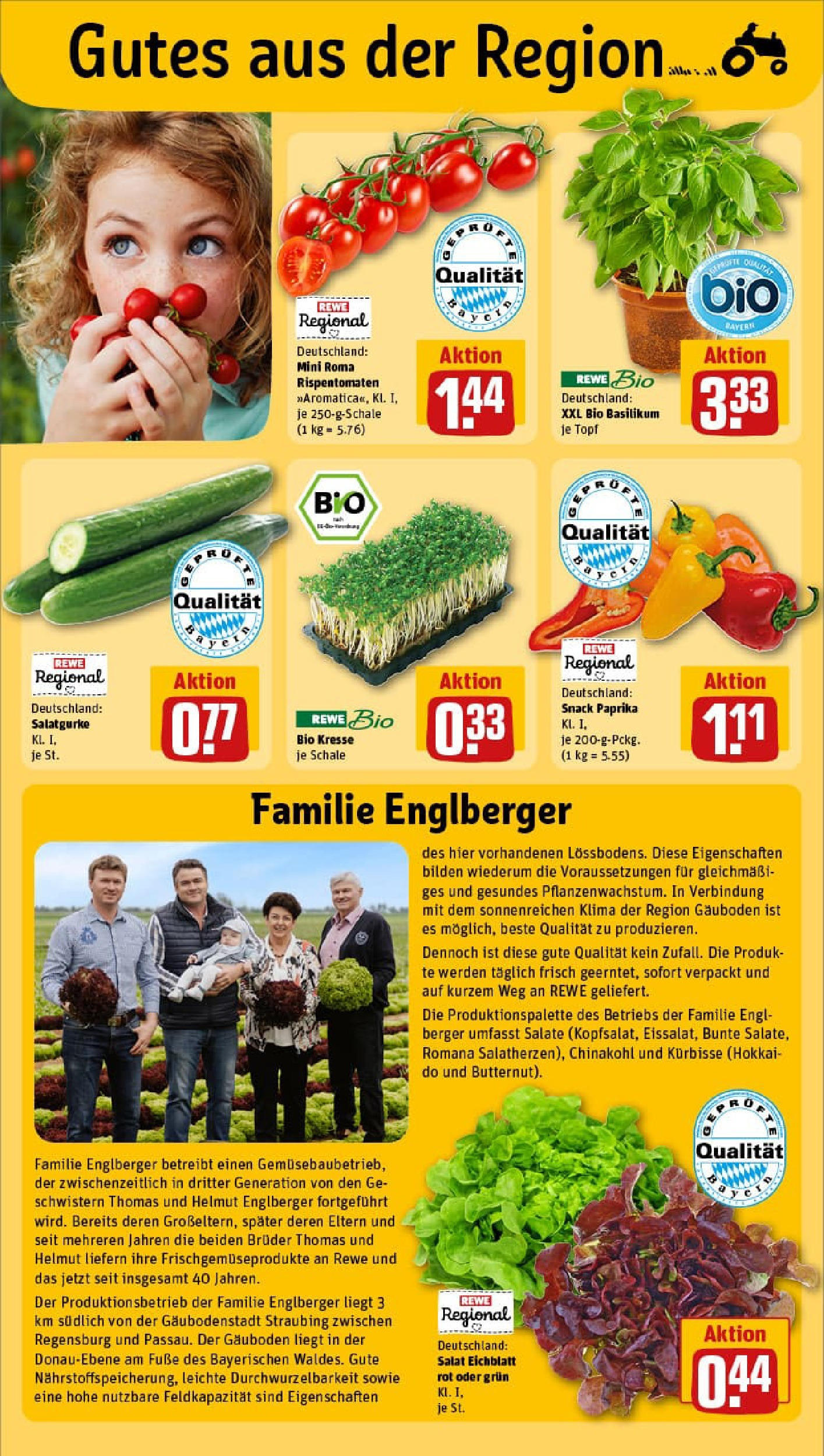 REWE Prospekt ab 29.06.2025 zum Blättern » Angebote | Seite: 26 | Produkte: Paprika, Chinakohl, Salat