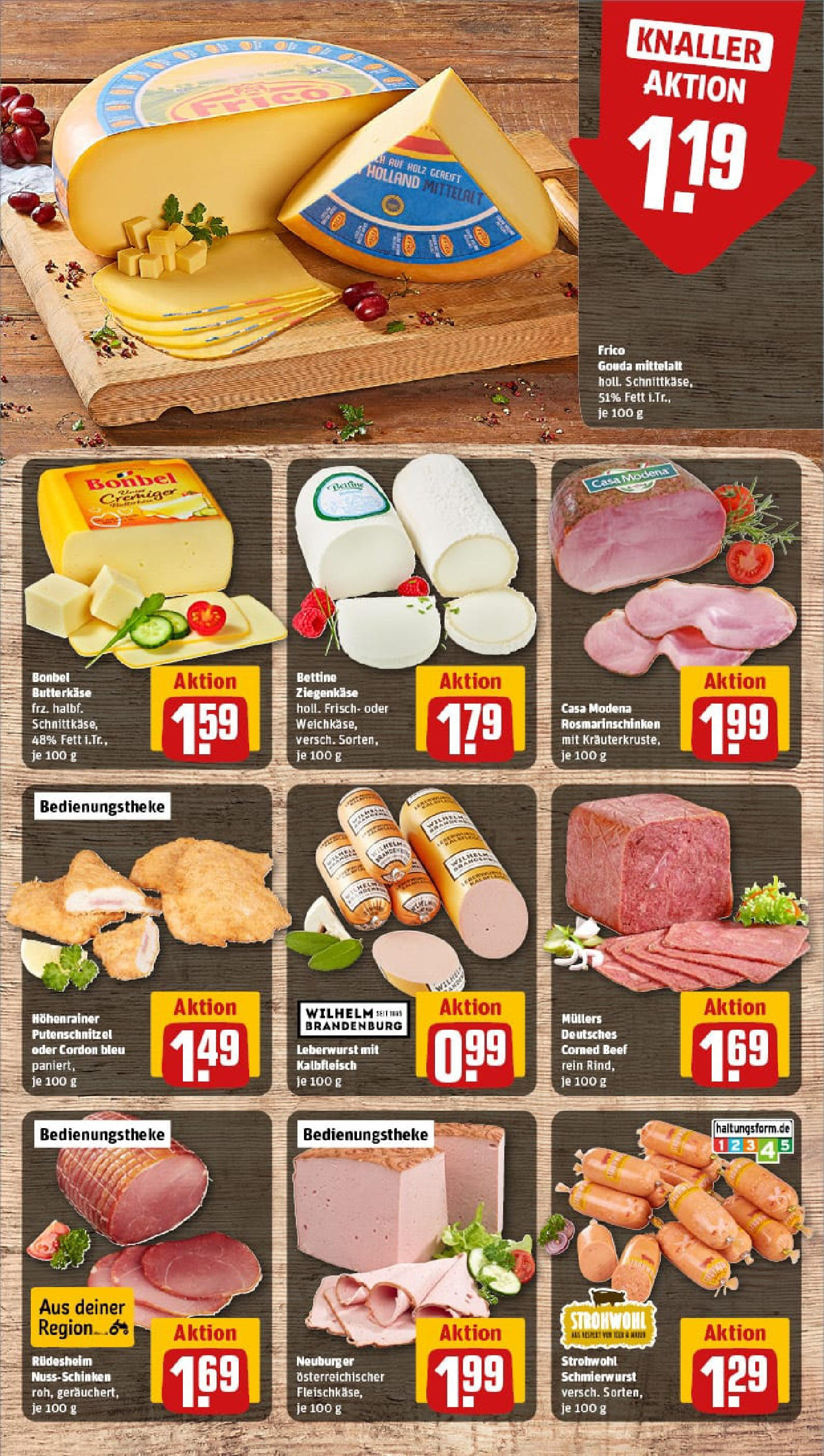 REWE Prospekt ab 29.06.2025 zum Blättern » Angebote | Seite: 11 | Produkte: Gouda, Ziegenkäse, Putenschnitzel