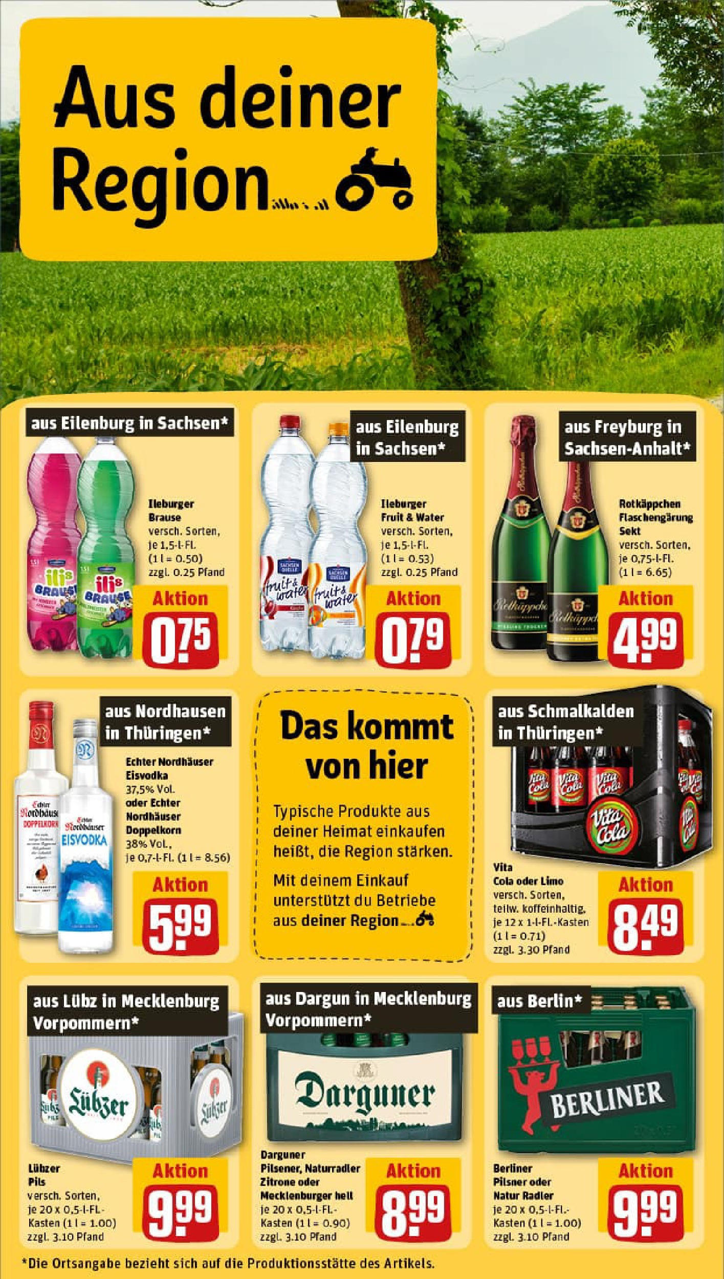 REWE Prospekt ab 29.06.2025 zum Blättern » Angebote | Seite: 28 | Produkte: Sekt, Zitrone, Vita cola, Rotkäppchen