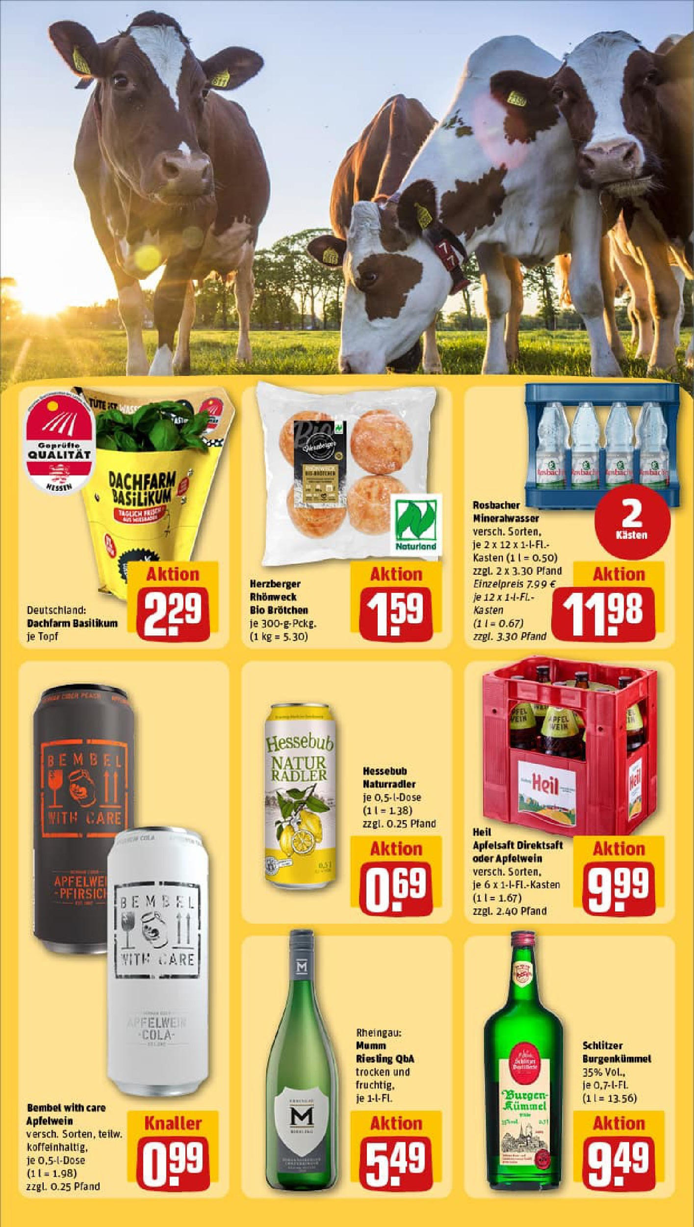REWE Prospekt ab 29.06.2025 zum Blättern » Angebote | Seite: 27 | Produkte: Mineralwasser, Apple, Radler, Pfirsich