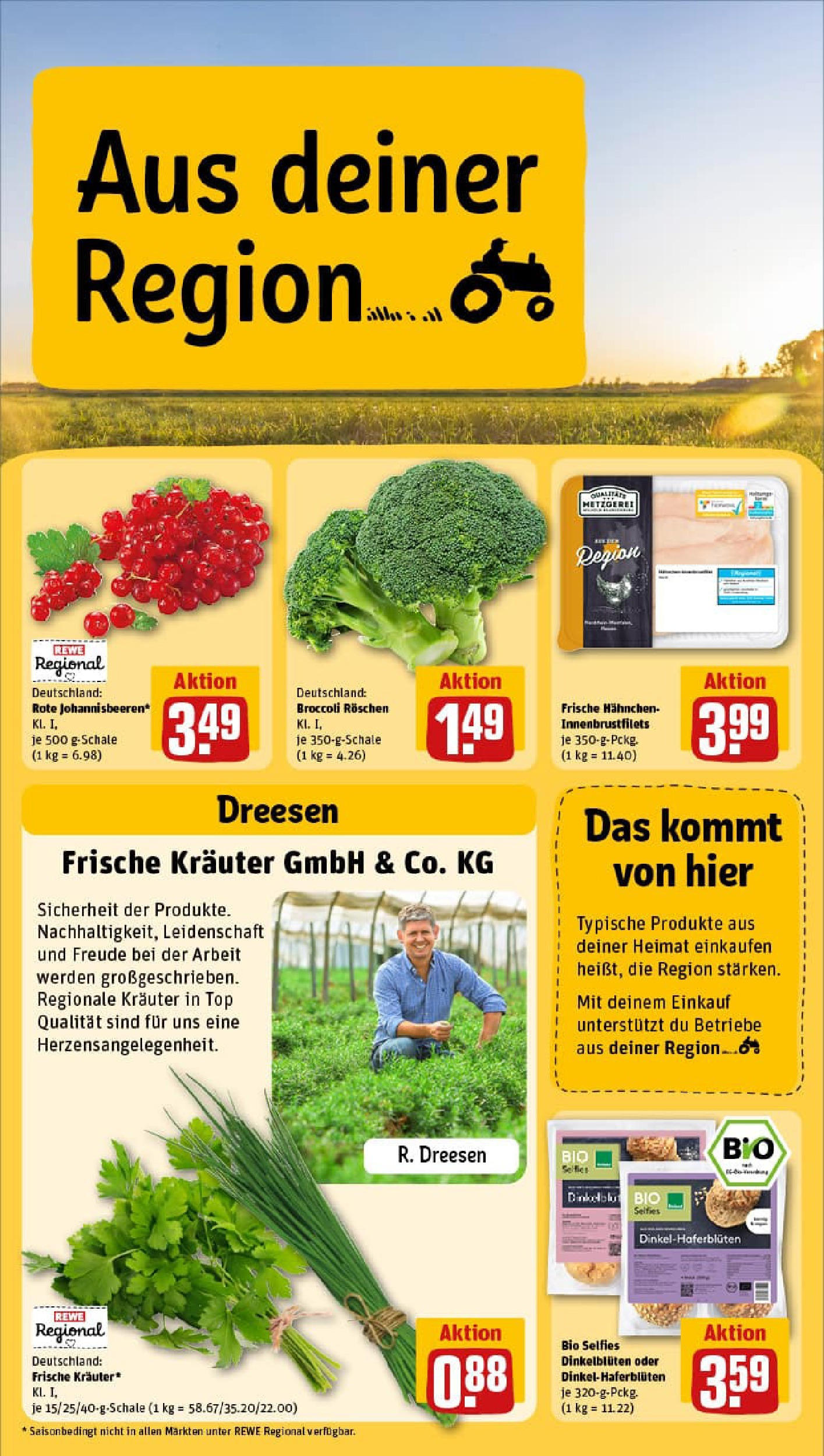 REWE Prospekt ab 29.06.2025 zum Blättern » Angebote | Seite: 26 | Produkte: Top, Hahnchen