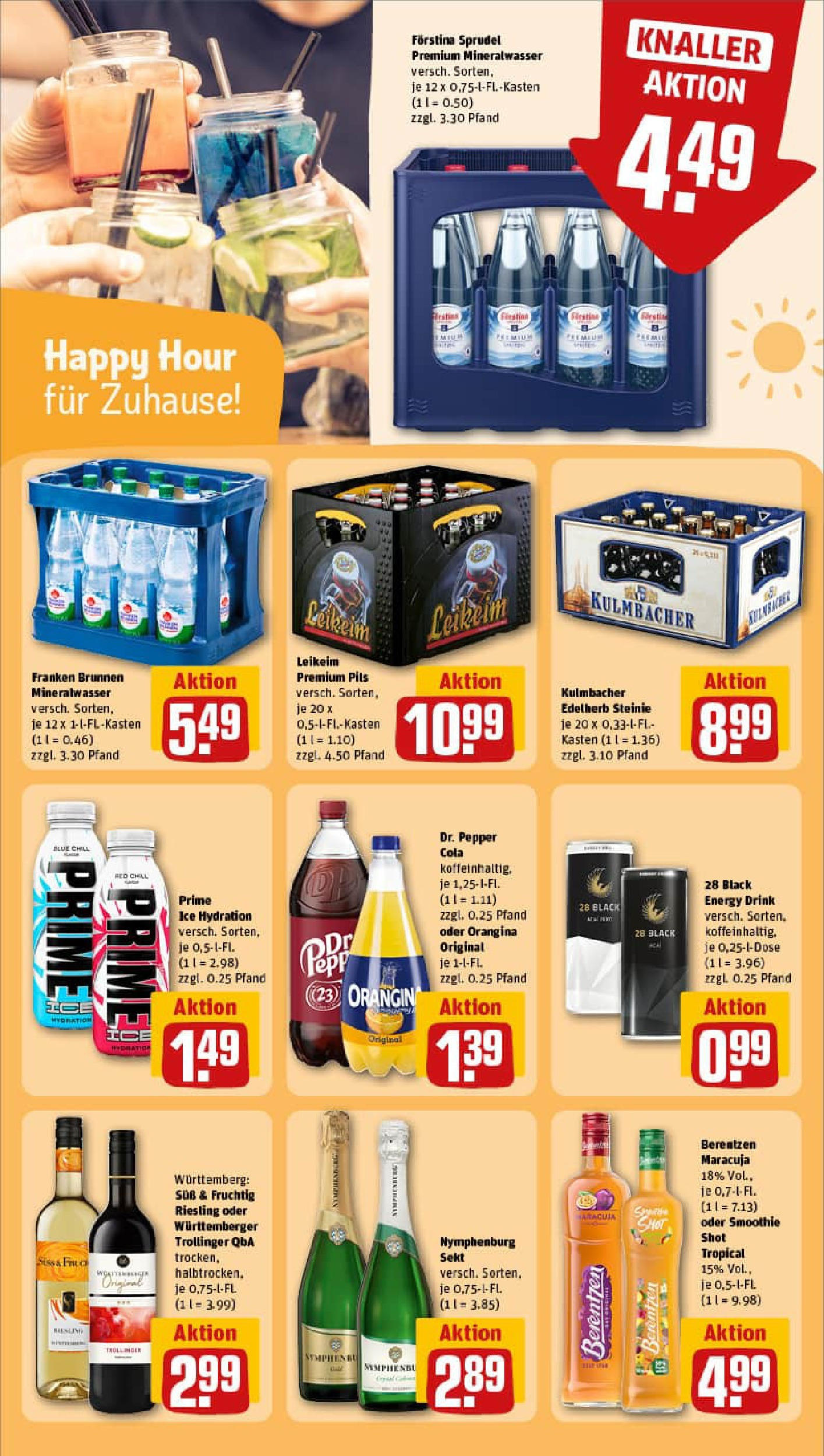 REWE Prospekt ab 29.06.2025 zum Blättern » Angebote | Seite: 24 | Produkte: Cola, Energy, Pils, Mineralwasser