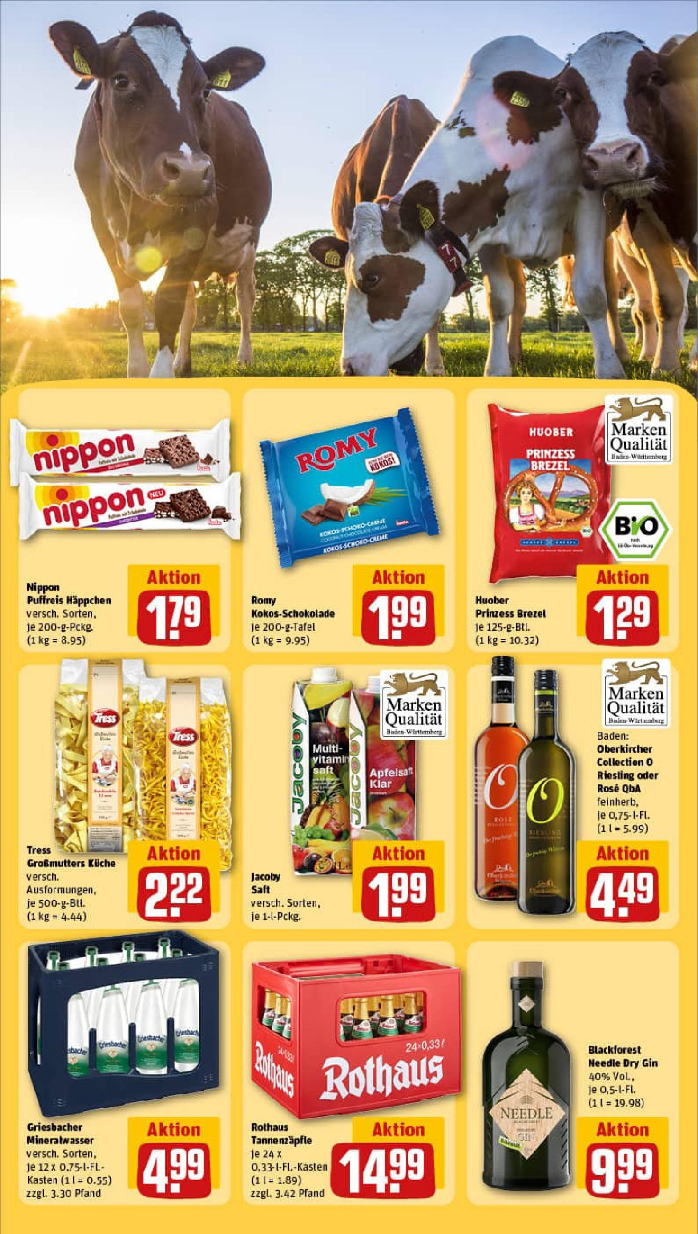 REWE Prospekt ab 29.06.2025 zum Blättern » Angebote | Seite: 23 | Produkte: Küche, Creme, Pasta, Gin