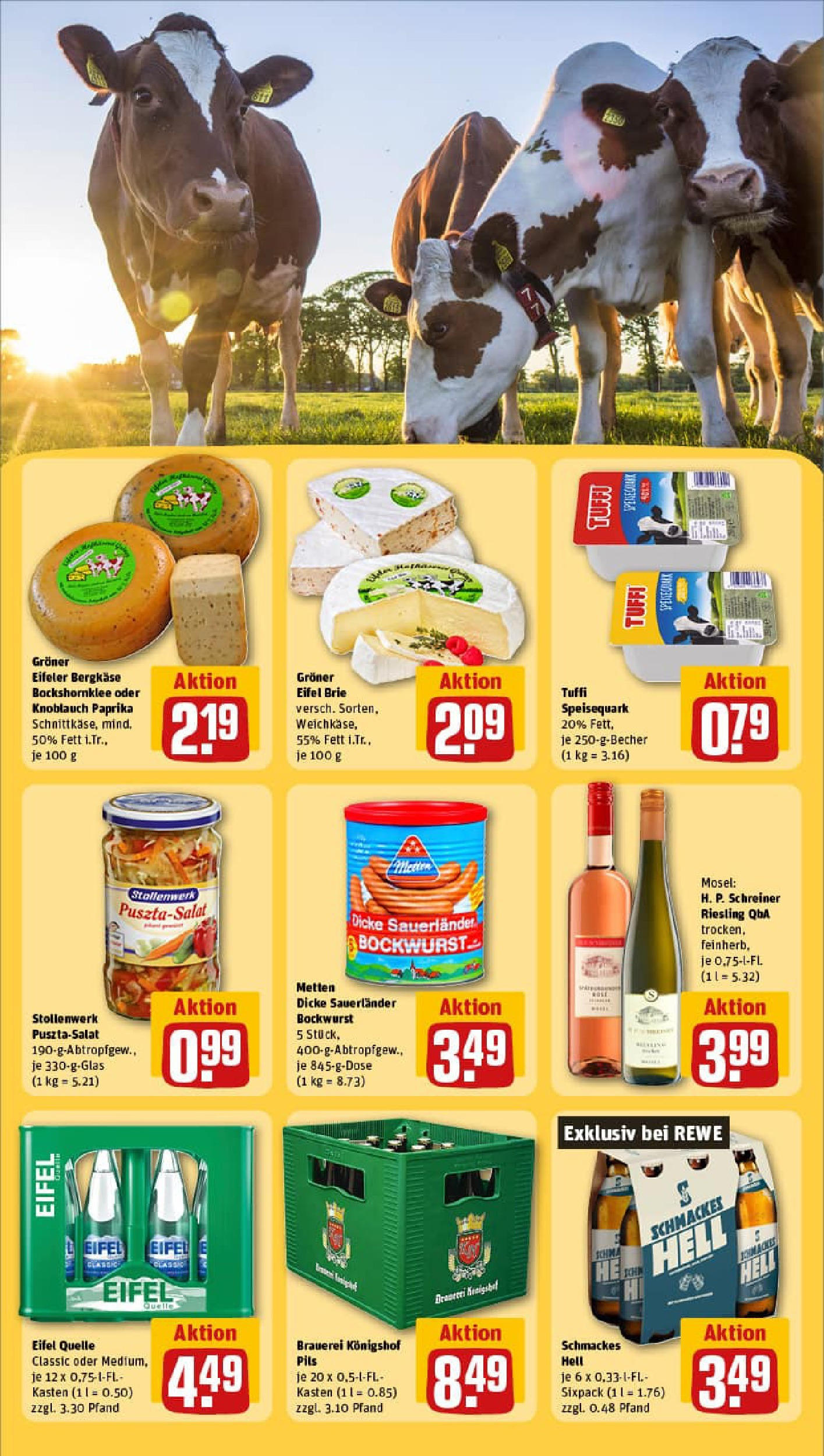 REWE Prospekt ab 29.06.2025 zum Blättern » Angebote | Seite: 27 | Produkte: Pils, Paprika, Knoblauch, Speisequark