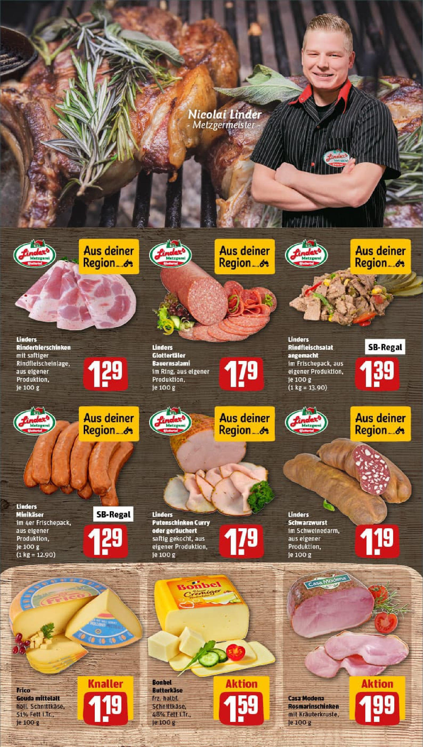 REWE Prospekt ab 29.06.2025 zum Blättern » Angebote | Seite: 11 | Produkte: Gouda