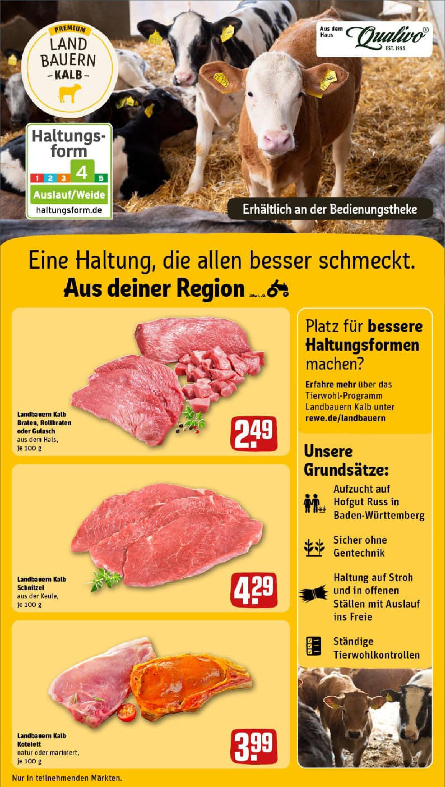 REWE Prospekt ab 29.06.2025 zum Blättern » Angebote | Seite: 13 | Produkte: Schnitzel, Gulasch