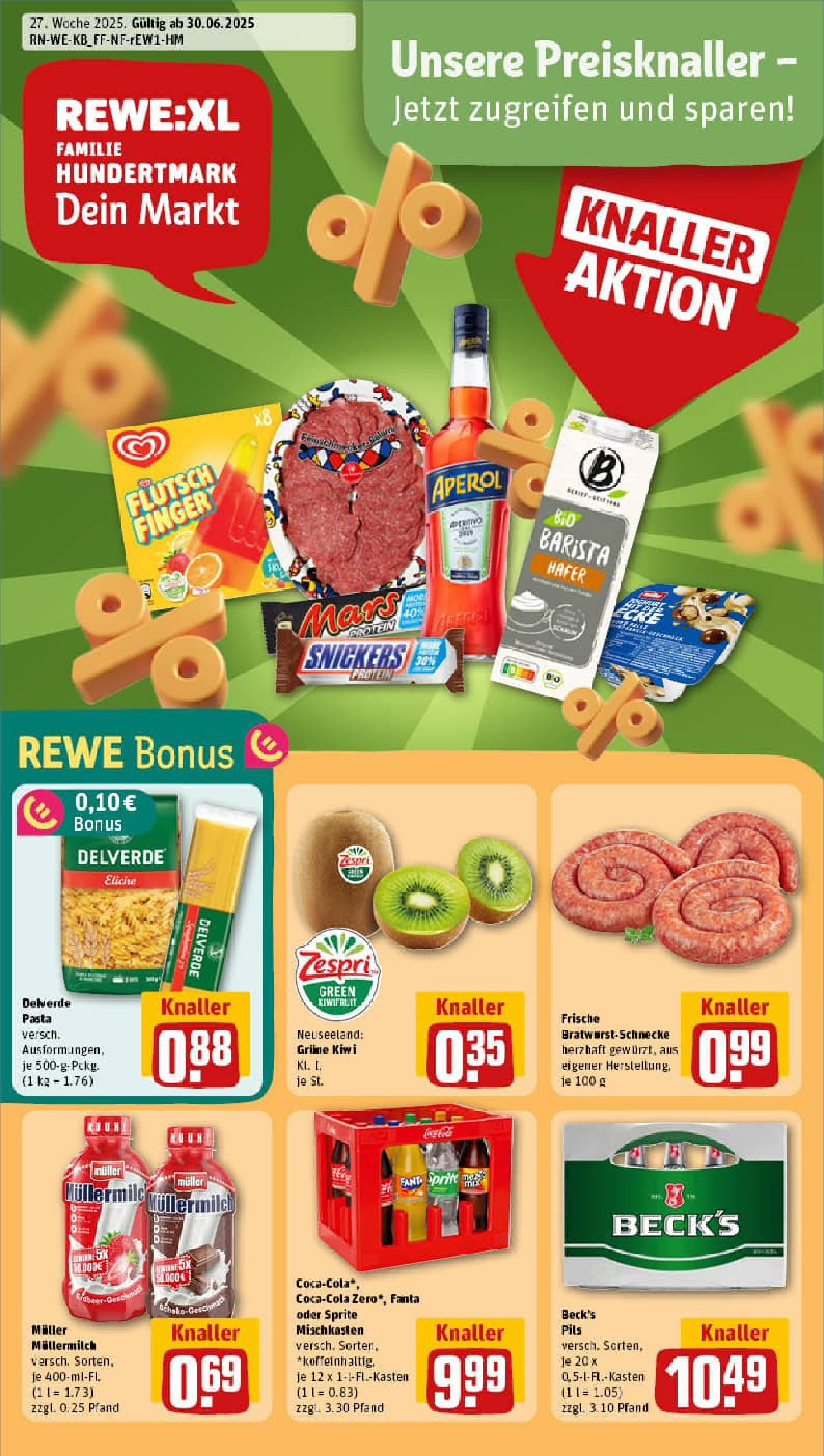 REWE Prospekt ab 29.06.2025 nächste Woche - Prospekt Cochem / Cond Vorschau von dem Prospekt des Geschäftes Rewe, gültig ab dem 29.06.2025