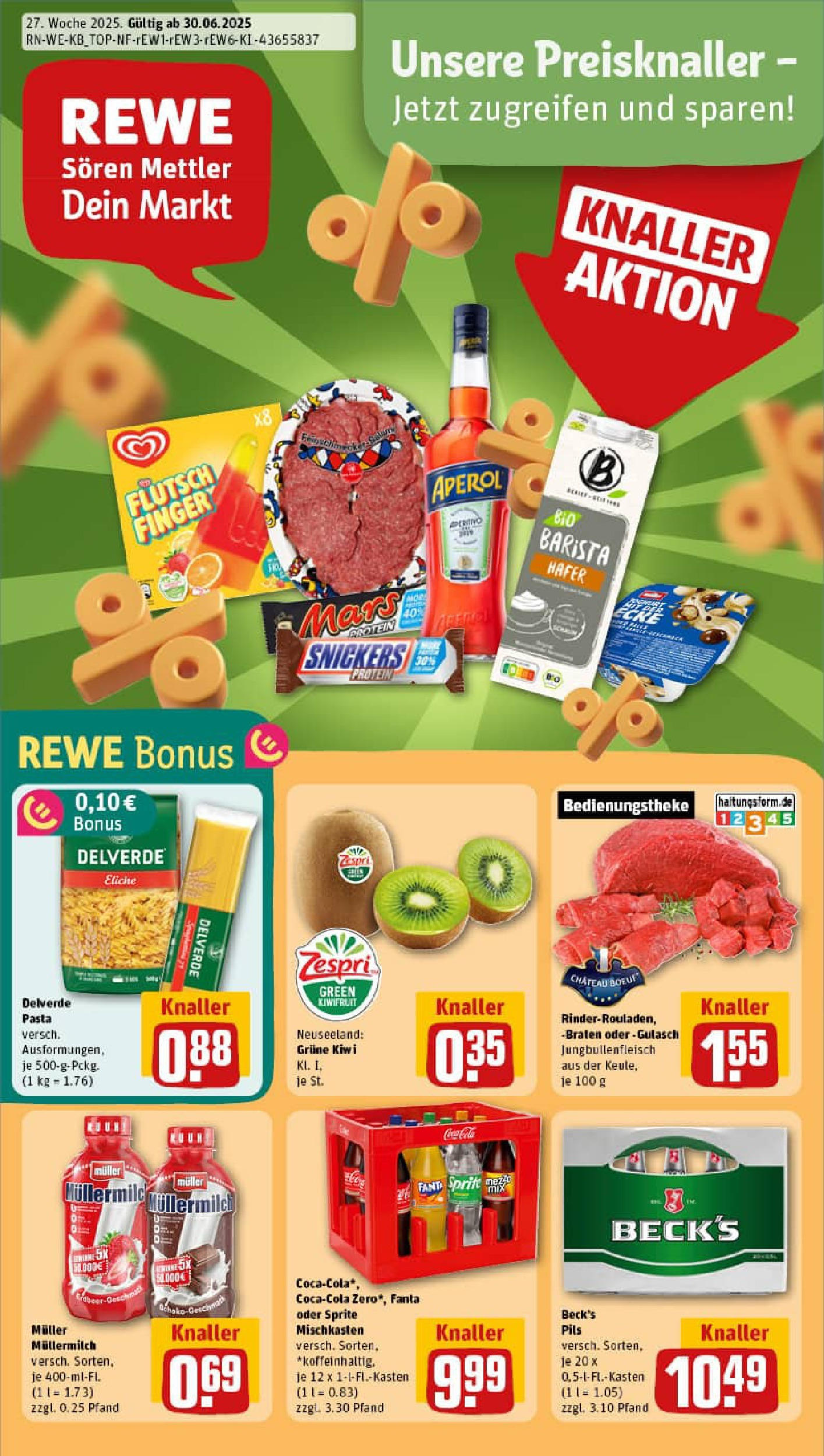 REWE Prospekt ab 29.06.2025 nächste Woche - Prospekt Meisenheim Vorschau von dem Prospekt des Geschäftes Rewe, gültig ab dem 29.06.2025