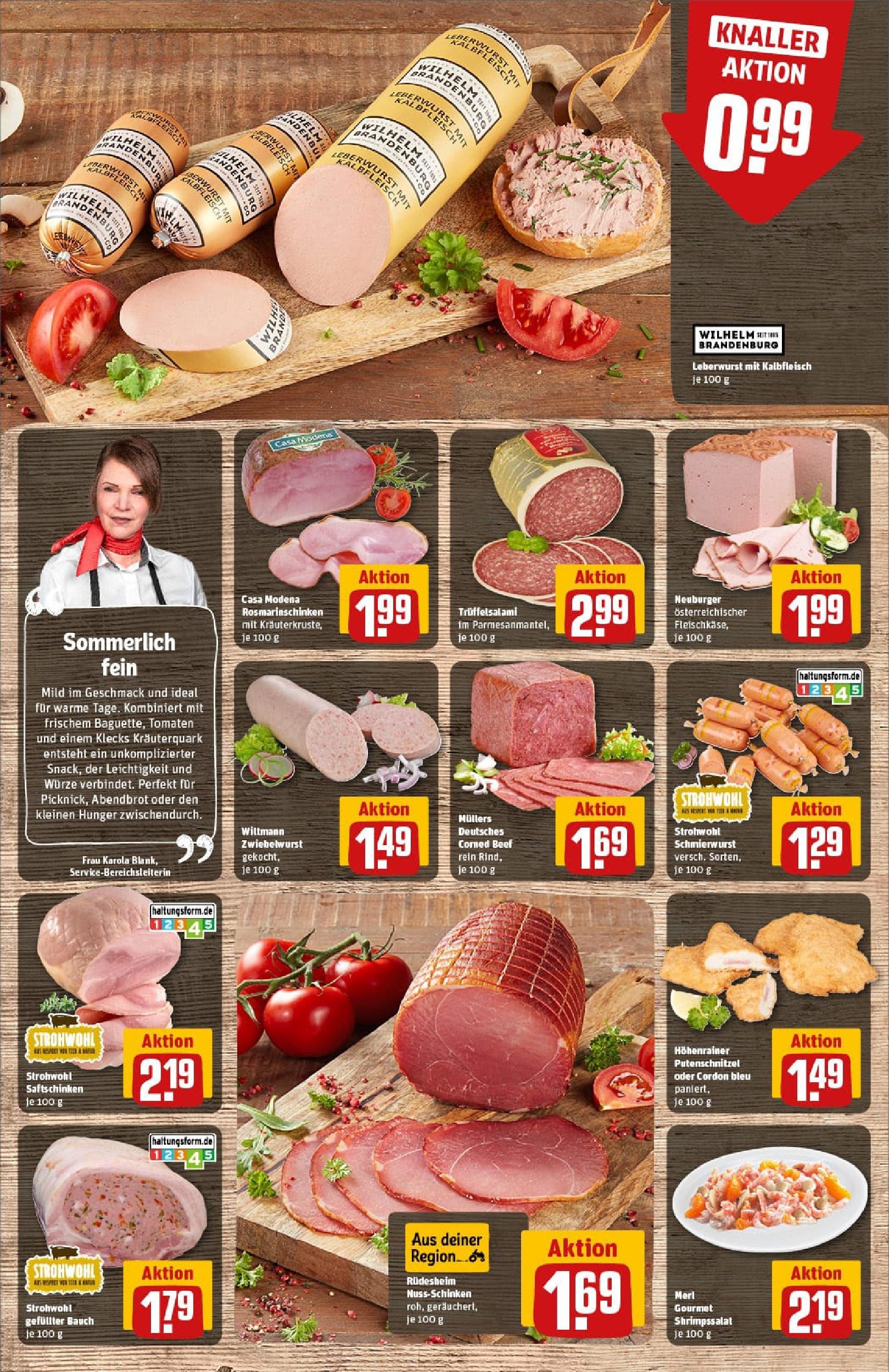 REWE Prospekt ab 29.06.2025 zum Blättern » Angebote | Seite: 12 | Produkte: Tomaten, Putenschnitzel, Salami, Fleisch
