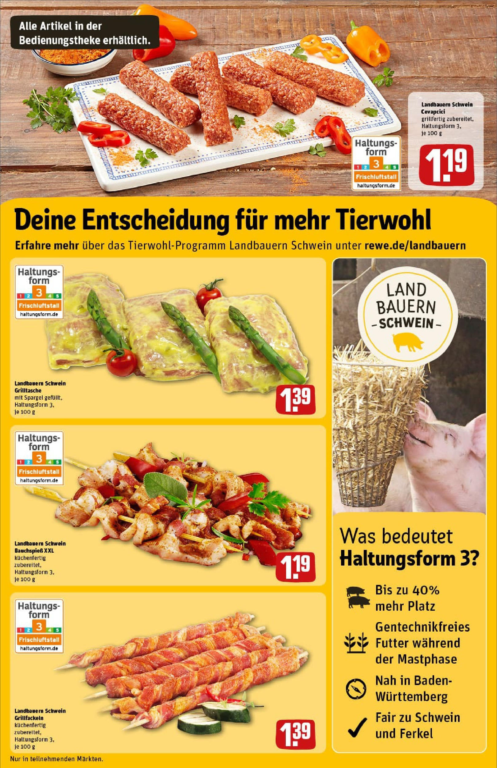 REWE Prospekt ab 29.06.2025 zum Blättern » Angebote | Seite: 13 | Produkte: Cevapcici, Spargel
