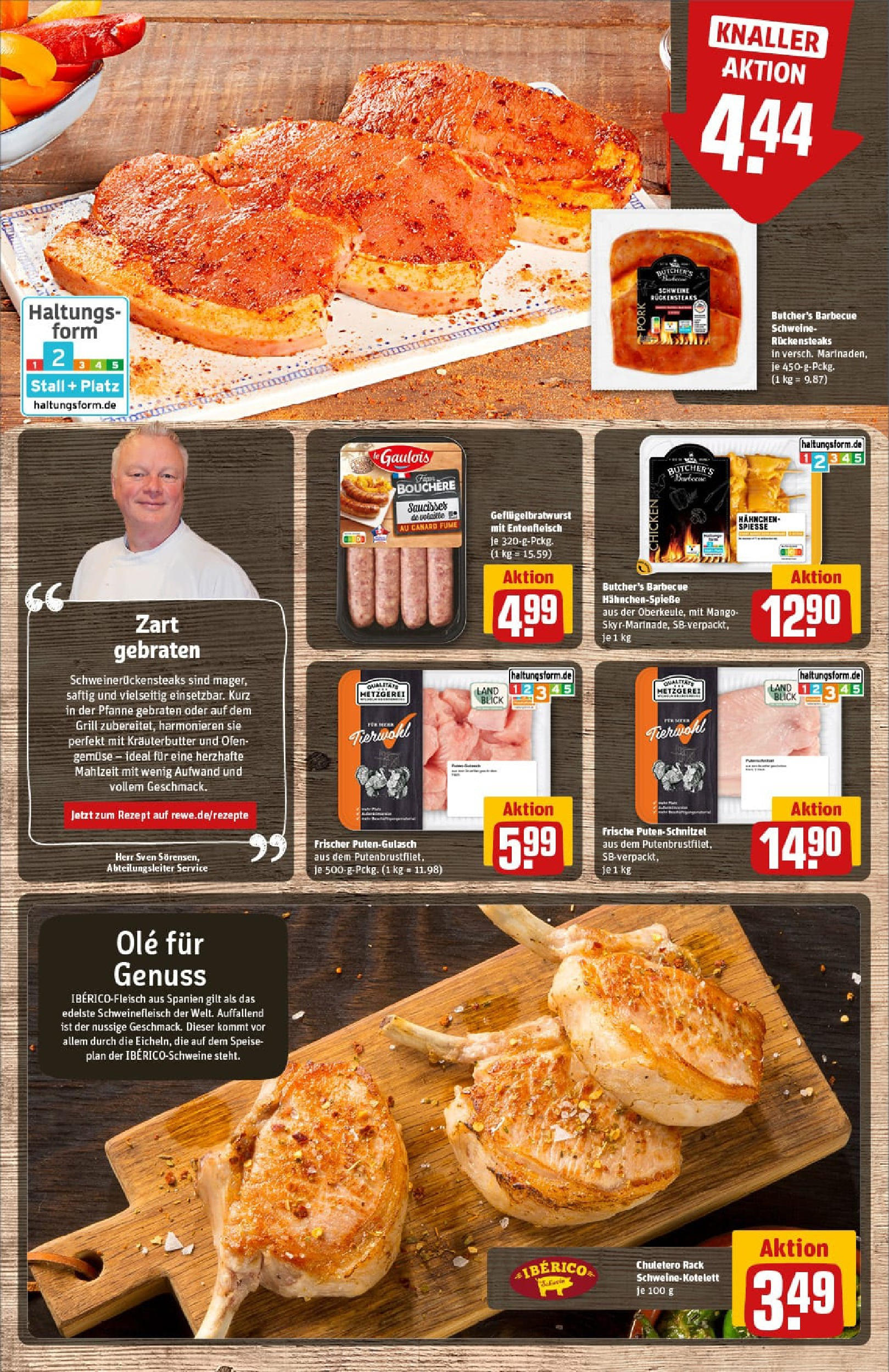 REWE Prospekt ab 29.06.2025 zum Blättern » Angebote | Seite: 10 | Produkte: Ofen, Grill, Spieße, Schweinefleisch