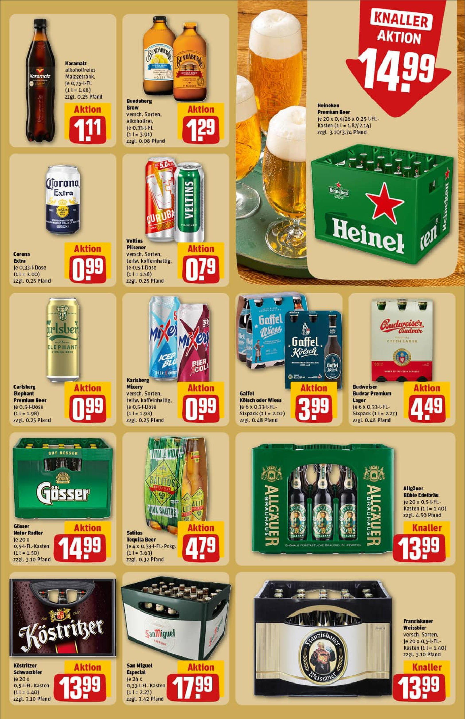 REWE Prospekt ab 29.06.2025 zum Blättern » Angebote | Seite: 23 | Produkte: Carlsberg, Bier, Tequila, Radler